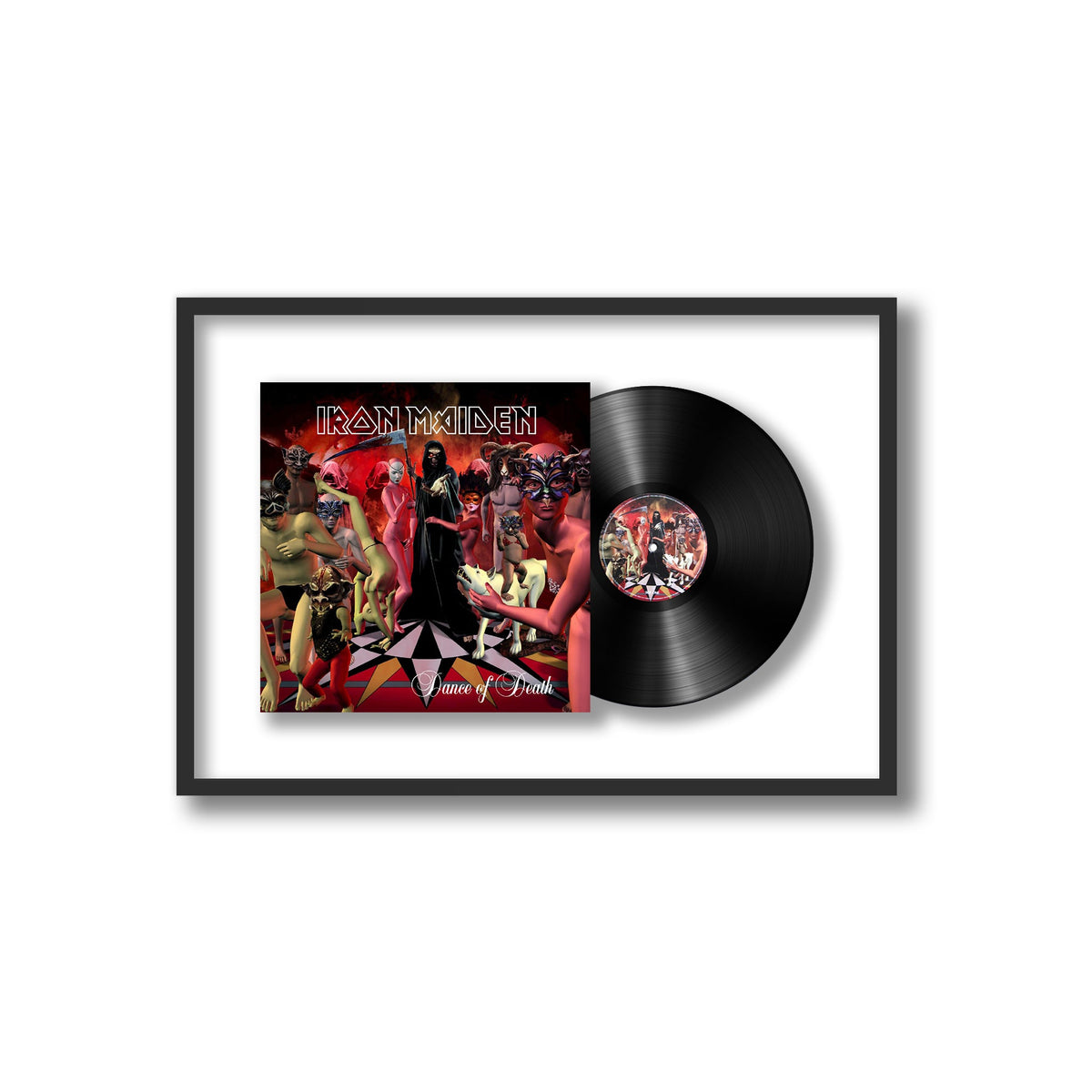 Iron Maiden - Dance of Death - Framed Vinyl Record