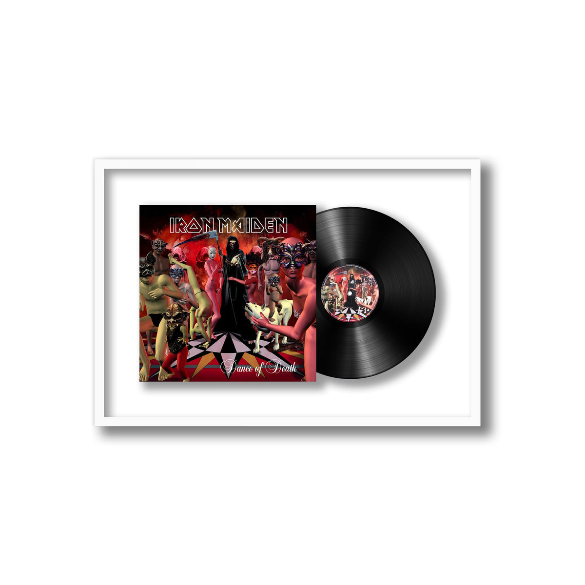 Iron Maiden - Dance of Death - Framed Vinyl Record