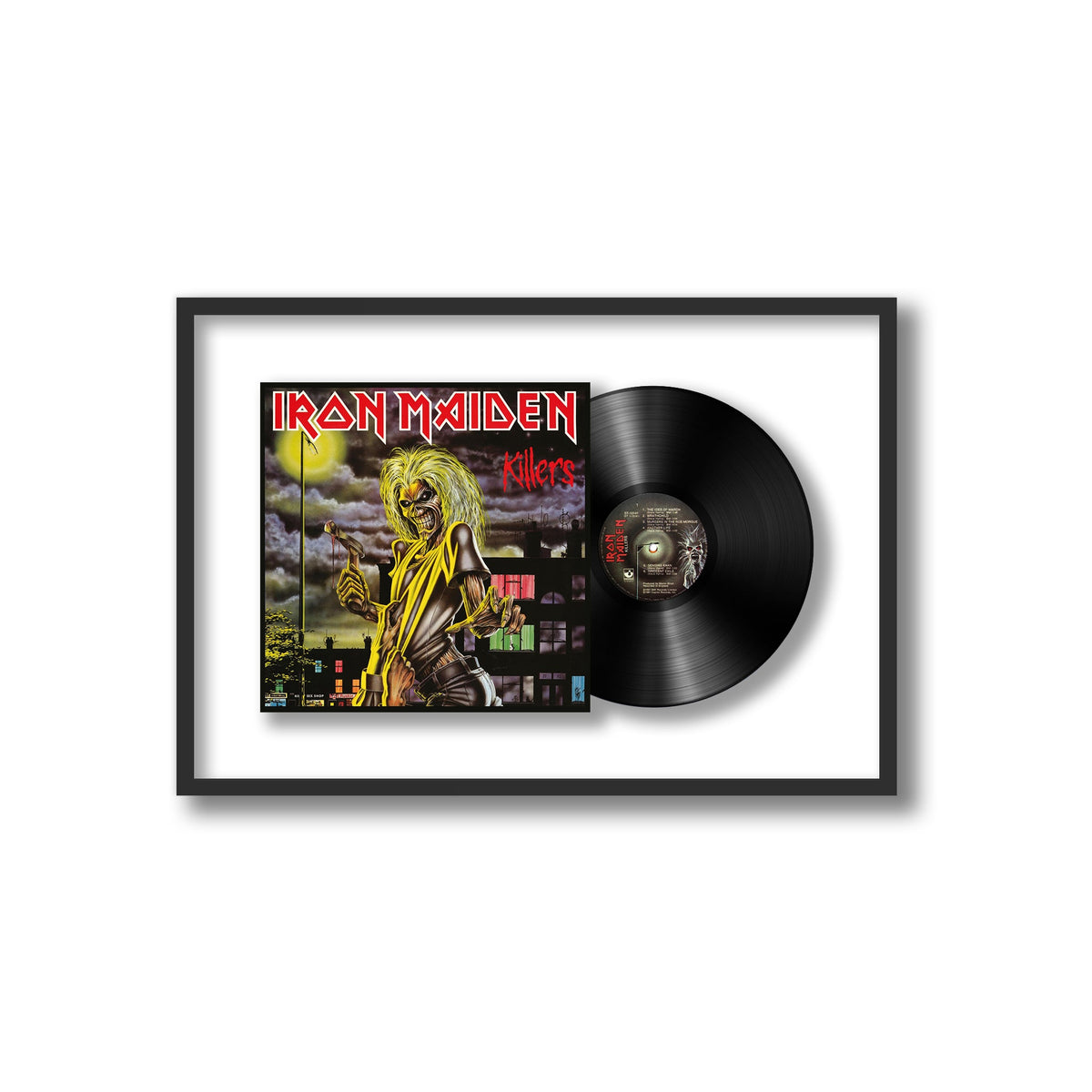 Iron Maiden - Killers - Framed Vinyl Record