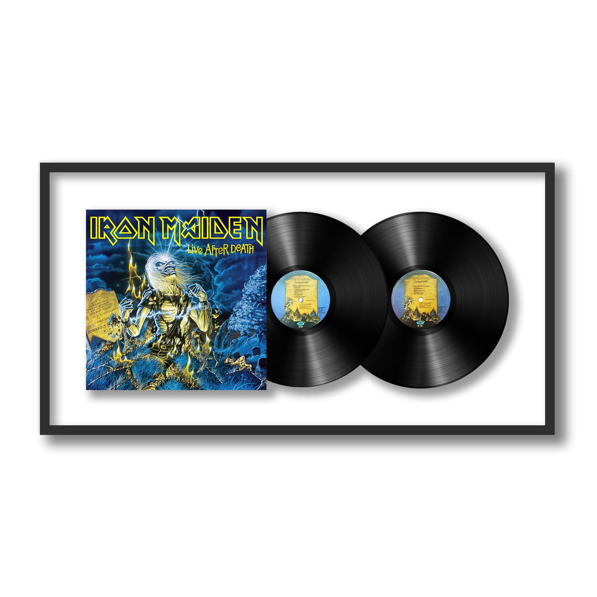 Iron Maiden - Live After Death - Framed Vinyl Record