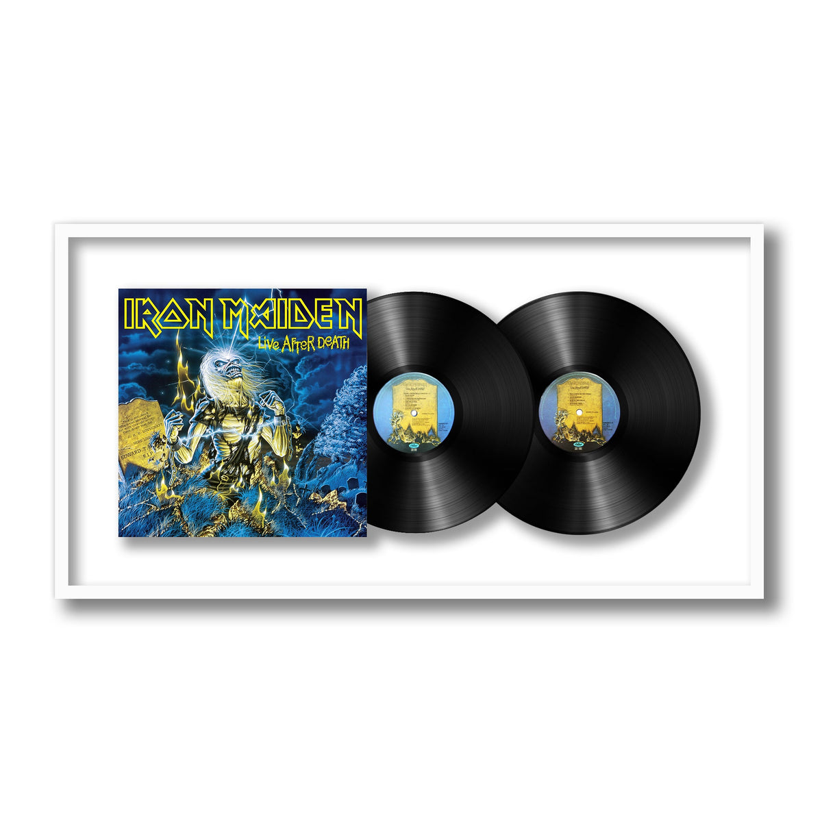 Iron Maiden - Live After Death - Framed Vinyl Record