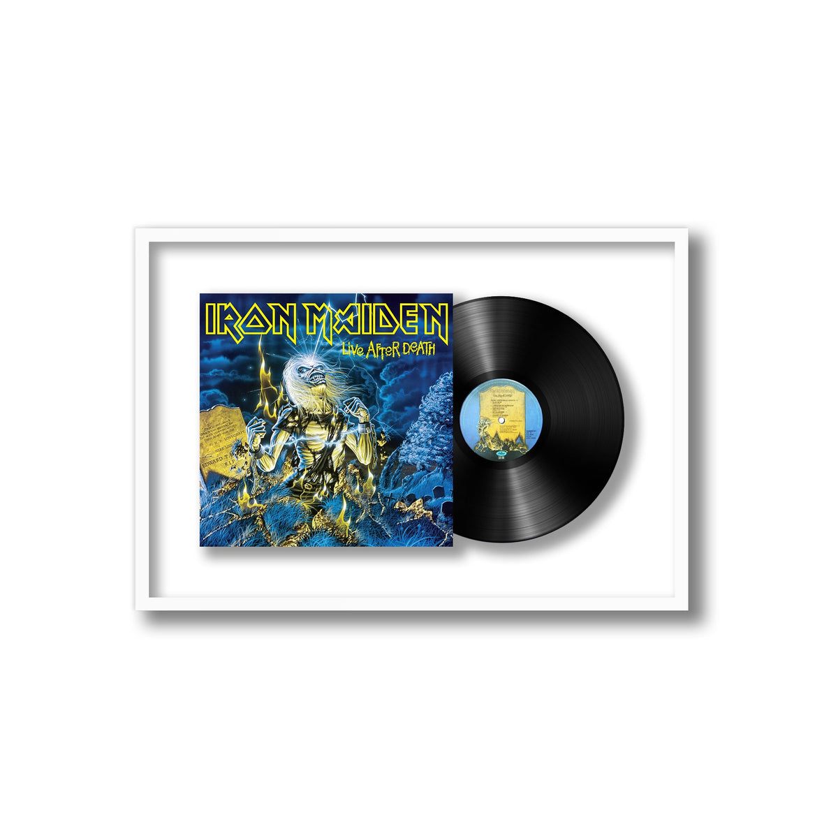 Iron Maiden - Live After Death - Framed Vinyl Record