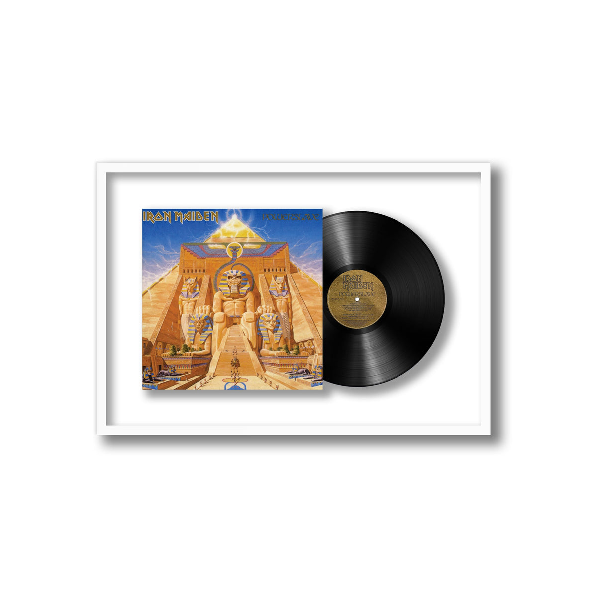 Iron Maiden - Powerslave - Framed Vinyl Record