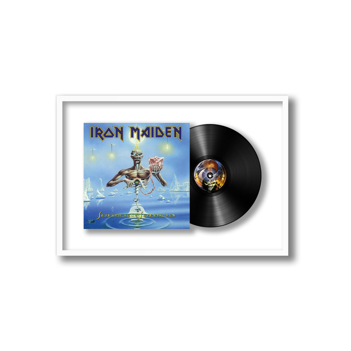 Iron Maiden - Seventh Son of a Seventh Son - Framed Vinyl Record