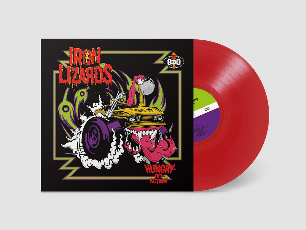 Iron Lizards - Hungry For Action [Red] Vinyl Record