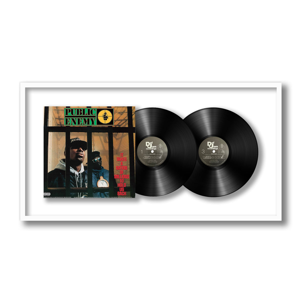 Public Enemy - It Takes A Nation Of Millions To Hold Us Back - Framed Vinyl Record