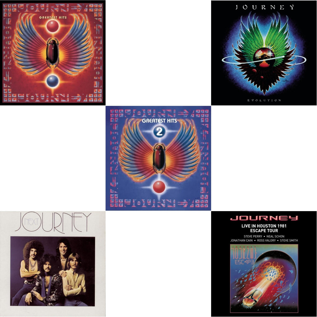 Greatest Hits & Next & Journey's Greatest Hits Vol.2 & Evolution & Live In Houston 1981: The Escape Tour