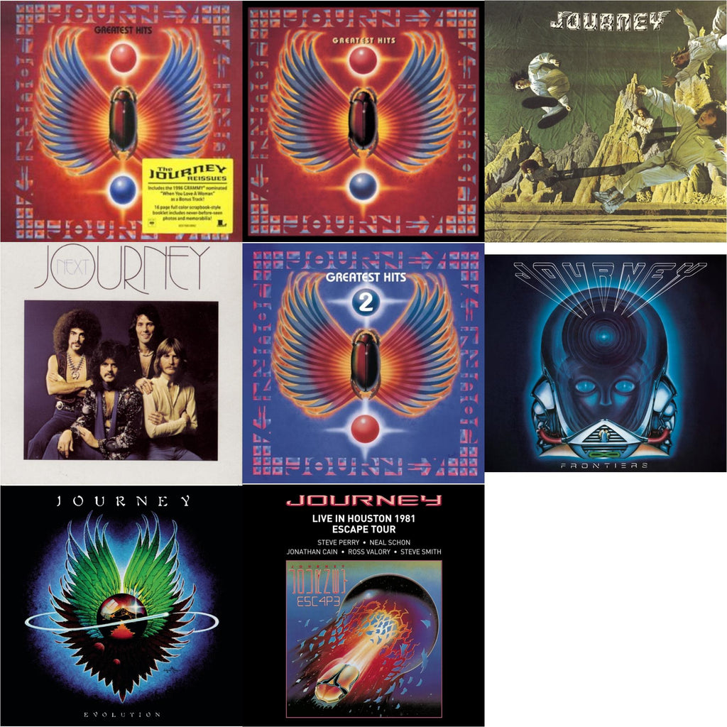 Greatest Hits & Greatest Hits & Journey & Next & Journey's Greatest Hits Vol.2 & Frontiers & Evolution & Live In Houston 1981: The Escape Tour