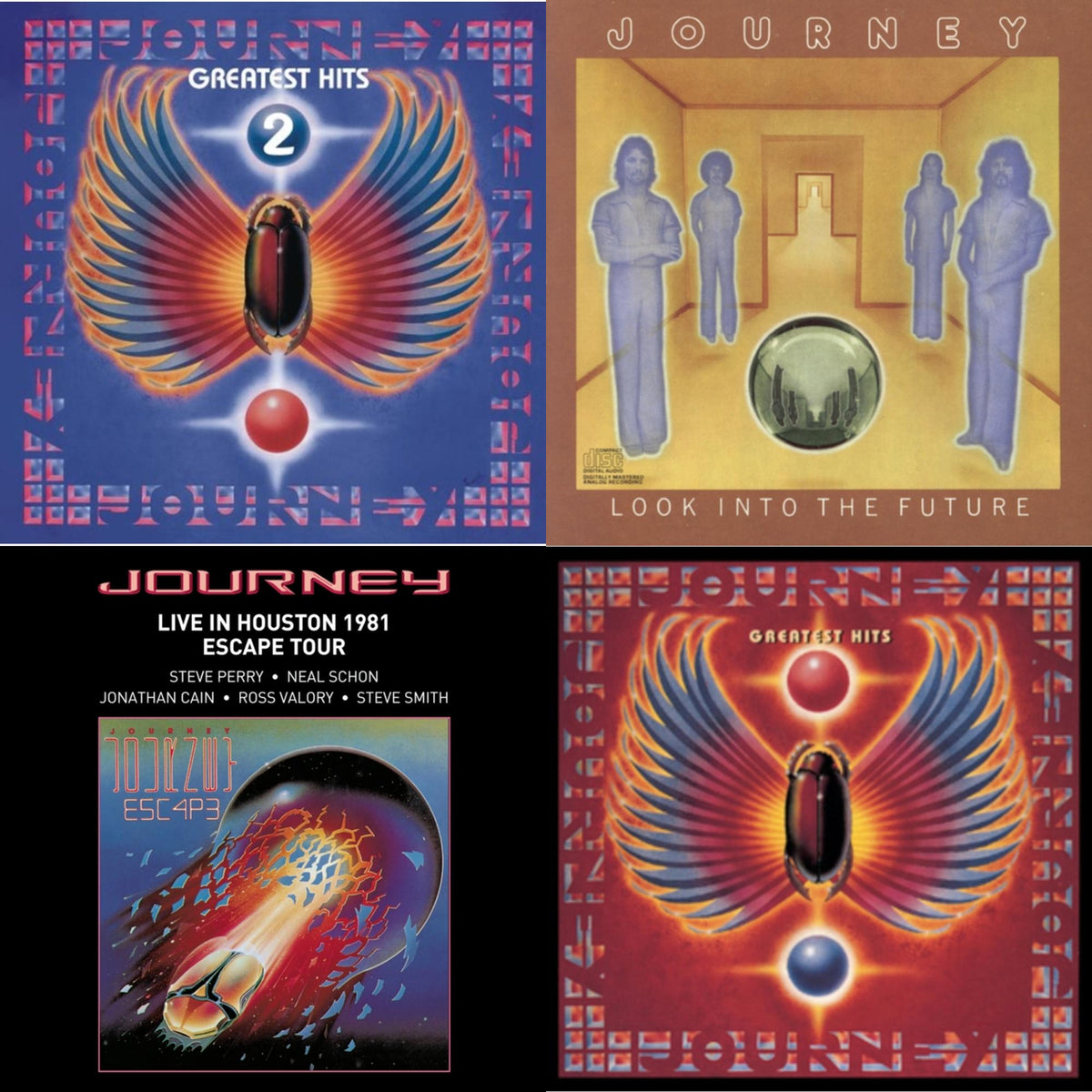 Greatest Hits & Look Into The Future & Journey's Greatest Hits Vol.2 & Live In Houston 1981: The Escape Tour