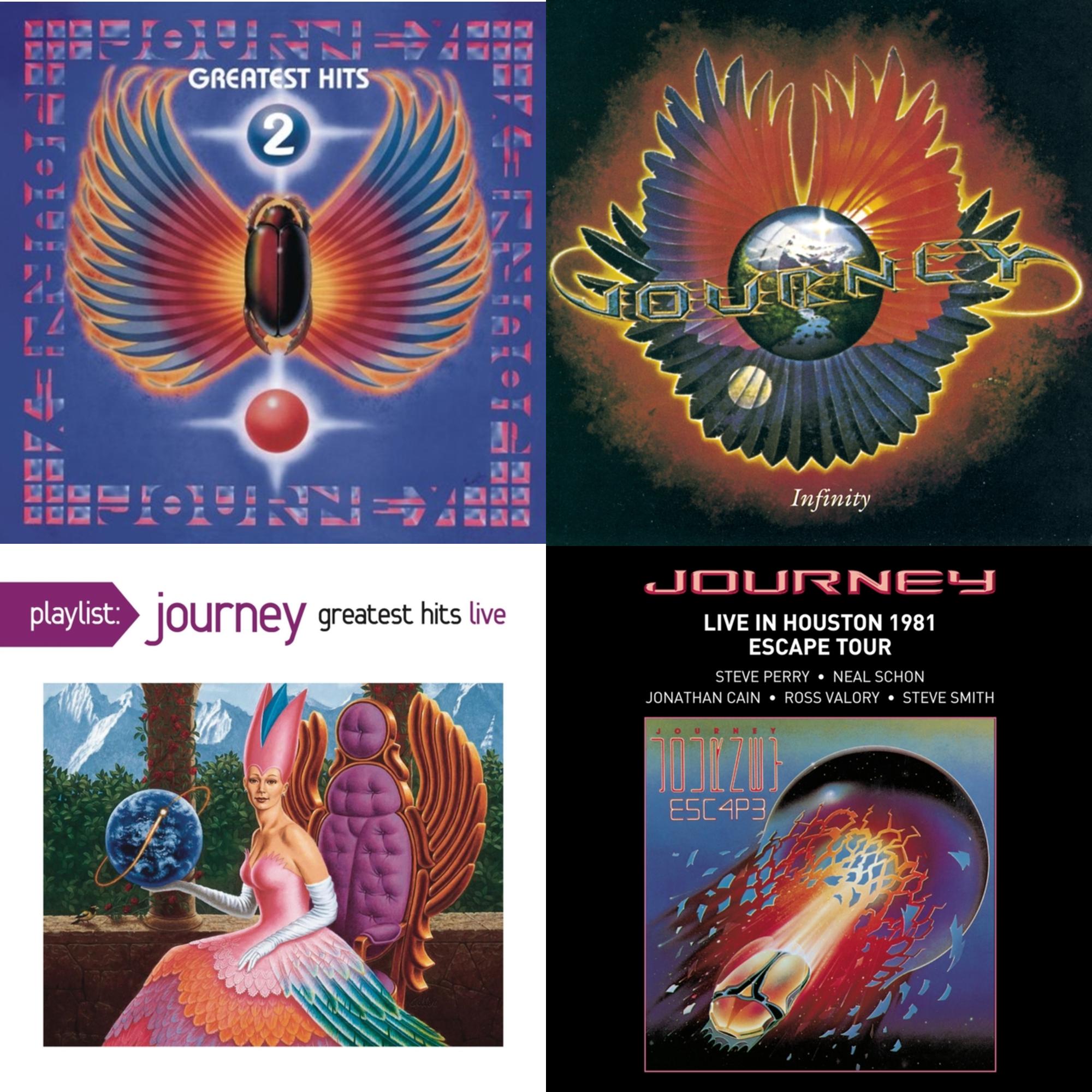 Journey's Greatest Hits Vol.2 & Infinity & Playlist: Journey Greatest Hits Live & Live In Houston 1981: The Escape Tour