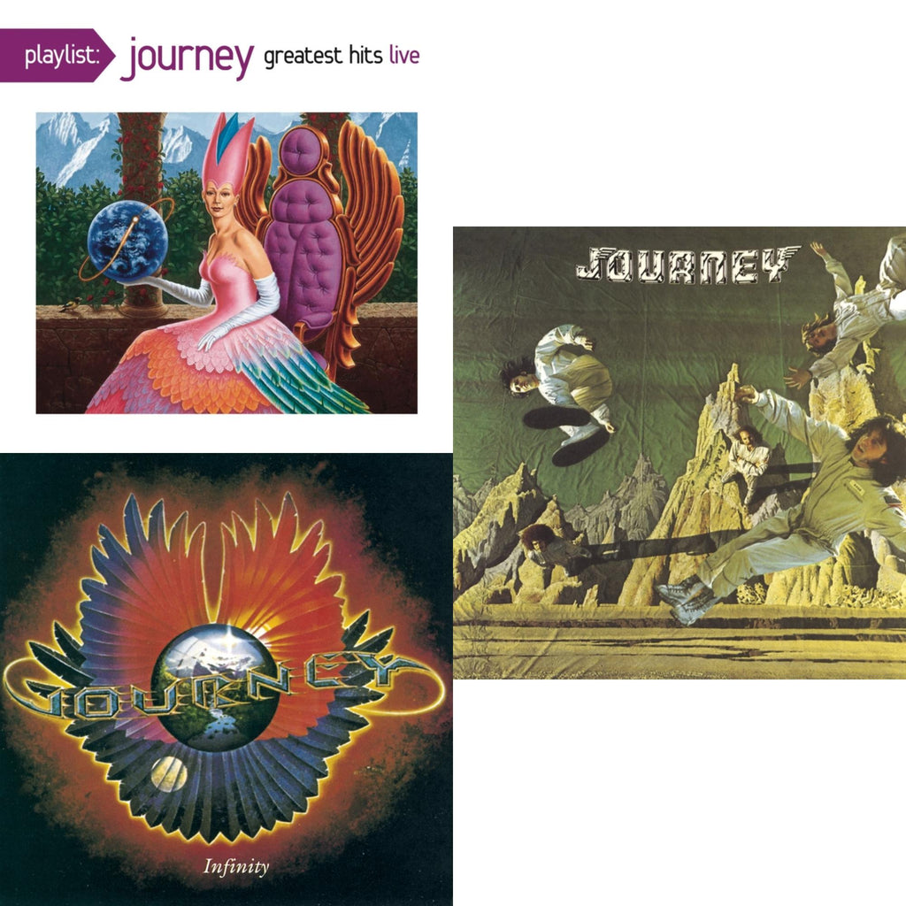 Journey - Playlist: Journey Greatest Hits Live & Infinity & Journey - CD Bundle