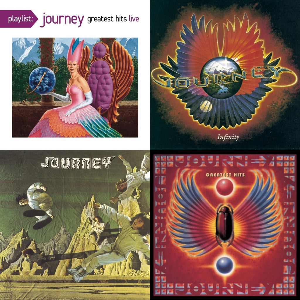 Journey - Playlist: Journey Greatest Hits Live & Infinity & Journey & Greatest Hits - CD Bundle