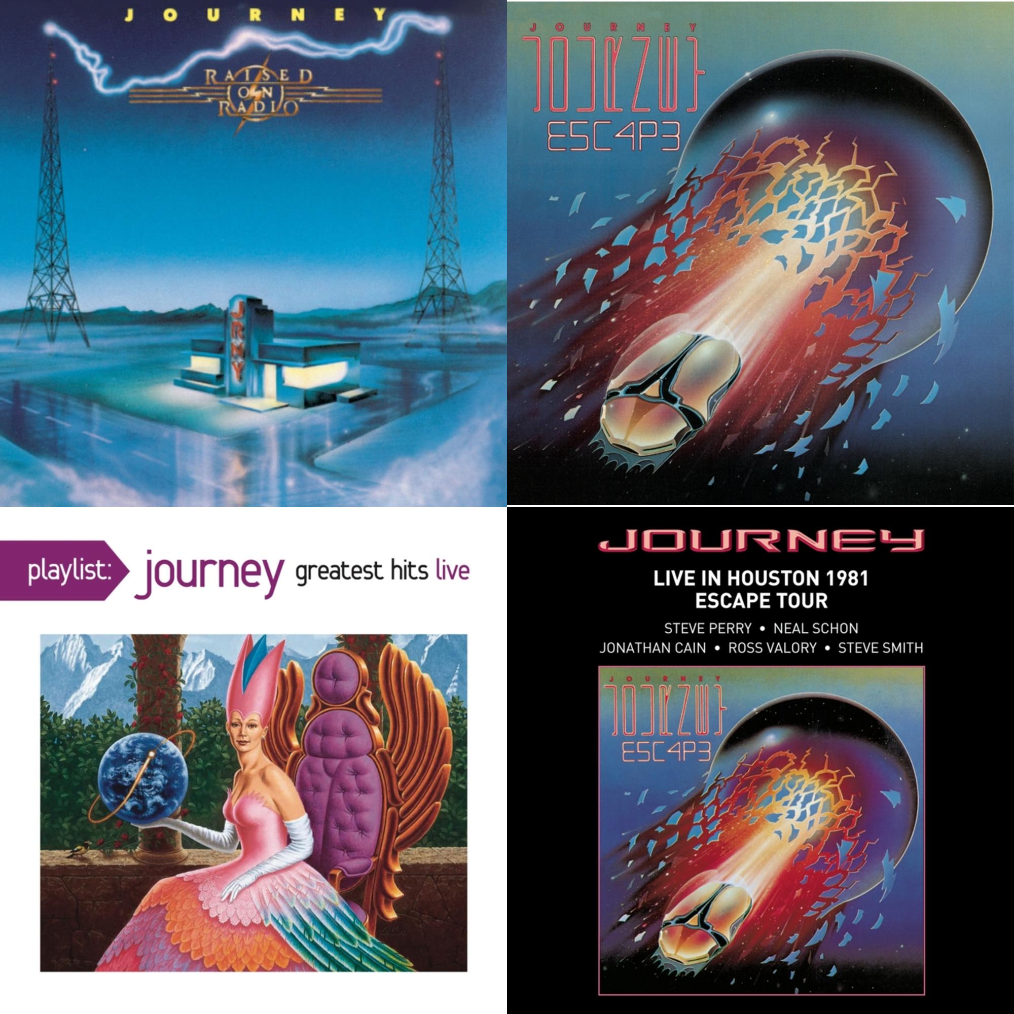 Raised On Radio & Escape & Playlist: Journey Greatest Hits Live & Live In Houston 1981: The Escape Tour