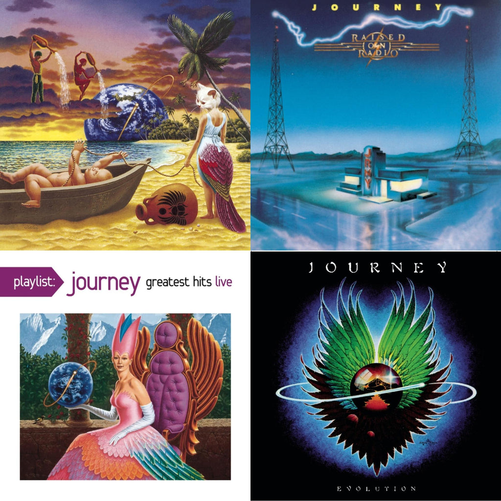 Trial By Fire & Raised On Radio & Playlist: Journey Greatest Hits Live & Evolution