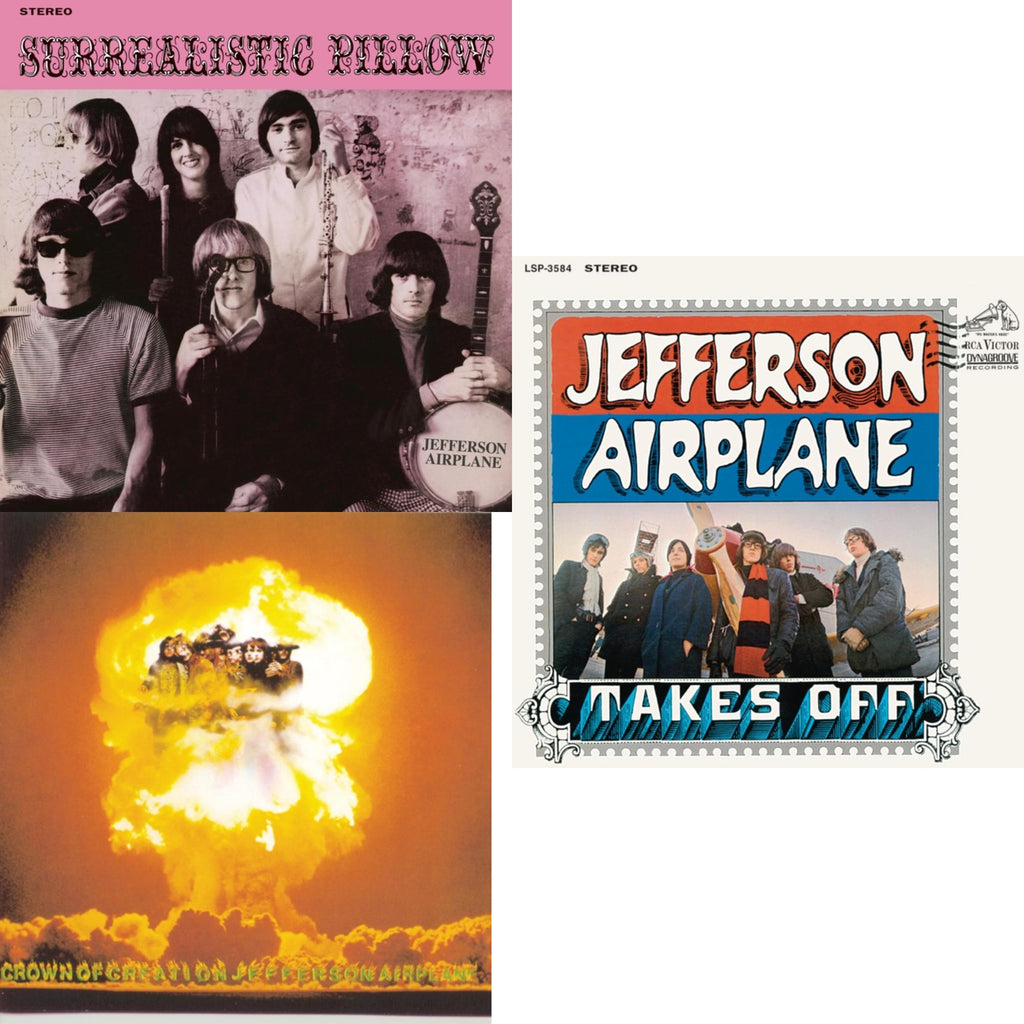 Surrealistic Pillow & Crown Of Creation & Jefferson Airplane Takes Off