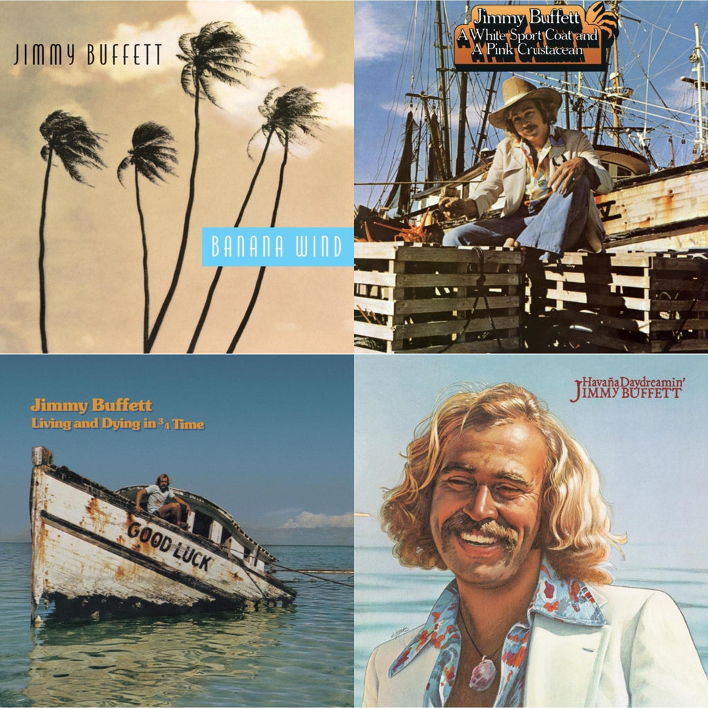 Jimmy Buffett - Banana Wind (2LP) & White Sport Coat & A Pink Crustacean  & Living & Dying In 3/4 Time & Havana Daydreamin