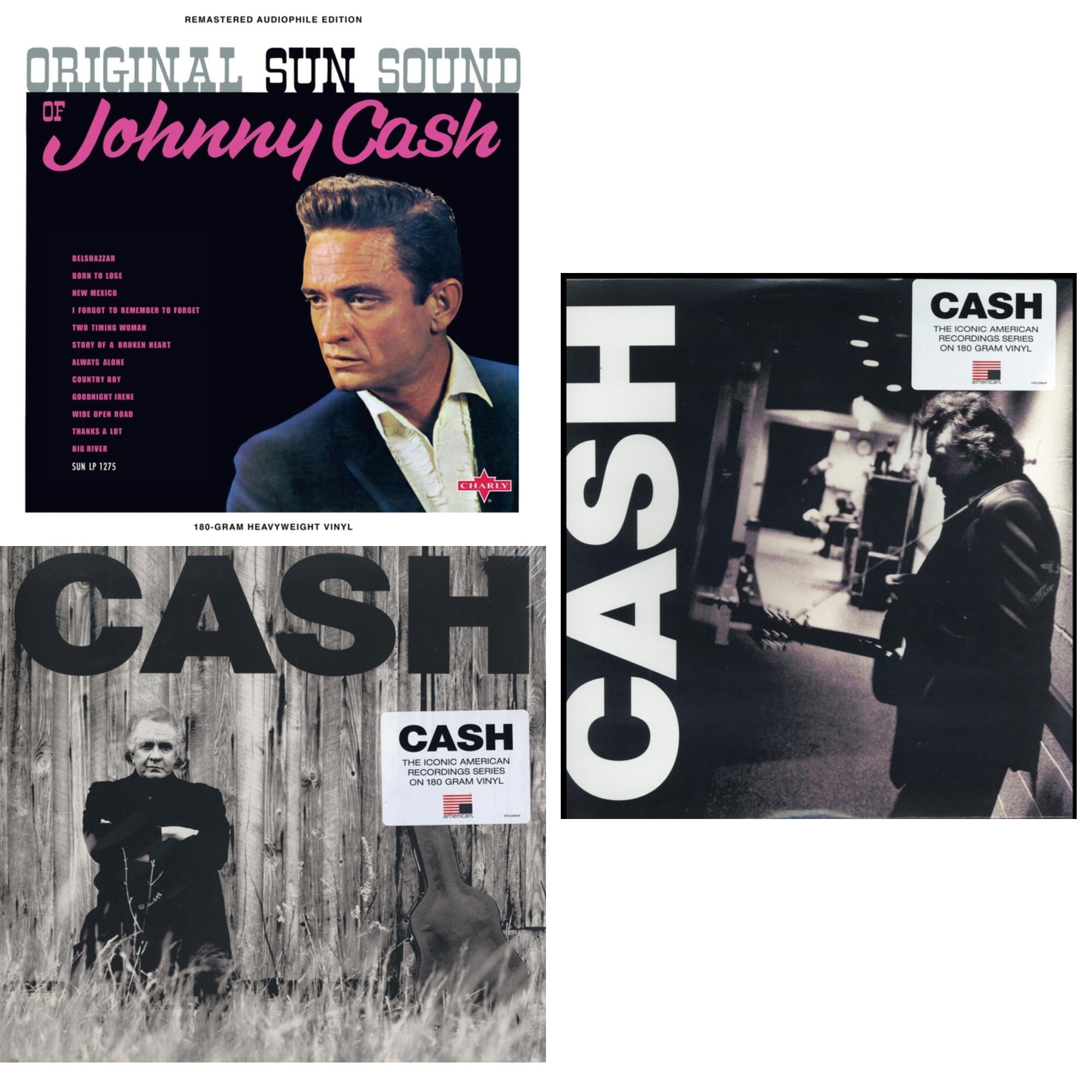Original Sun Sound Of Johnny Cash & American Ii: Unchained (180G) & American Iii: Soitary Man