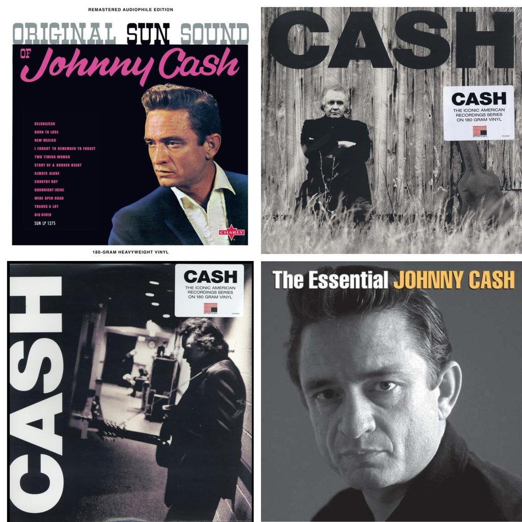 Original Sun Sound Of Johnny Cash & American Ii: Unchained (180G) & American Iii: Soitary Man & Essential Johnny Cash