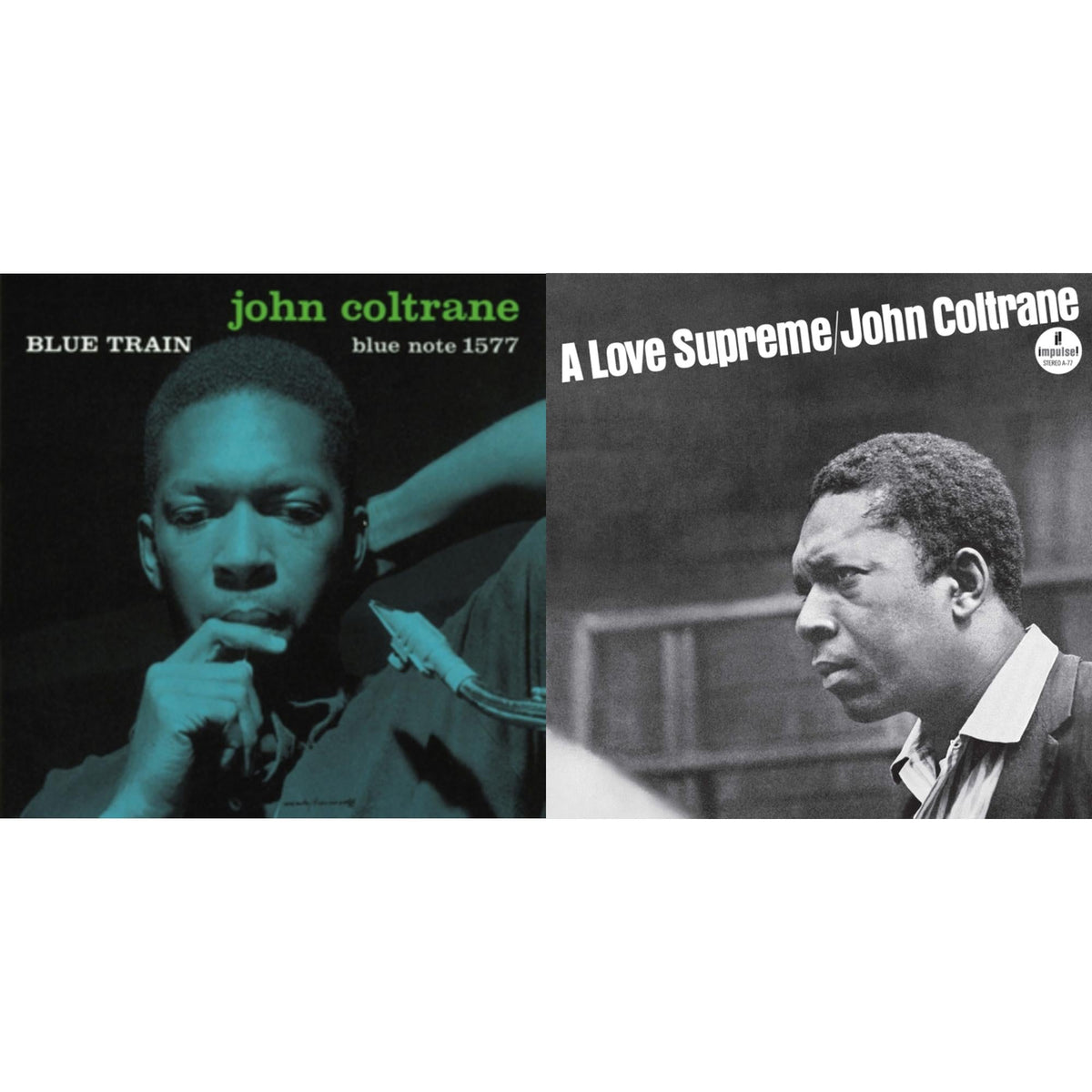 Blue Train & Love Supreme (Black Swirls LP Vinyl)