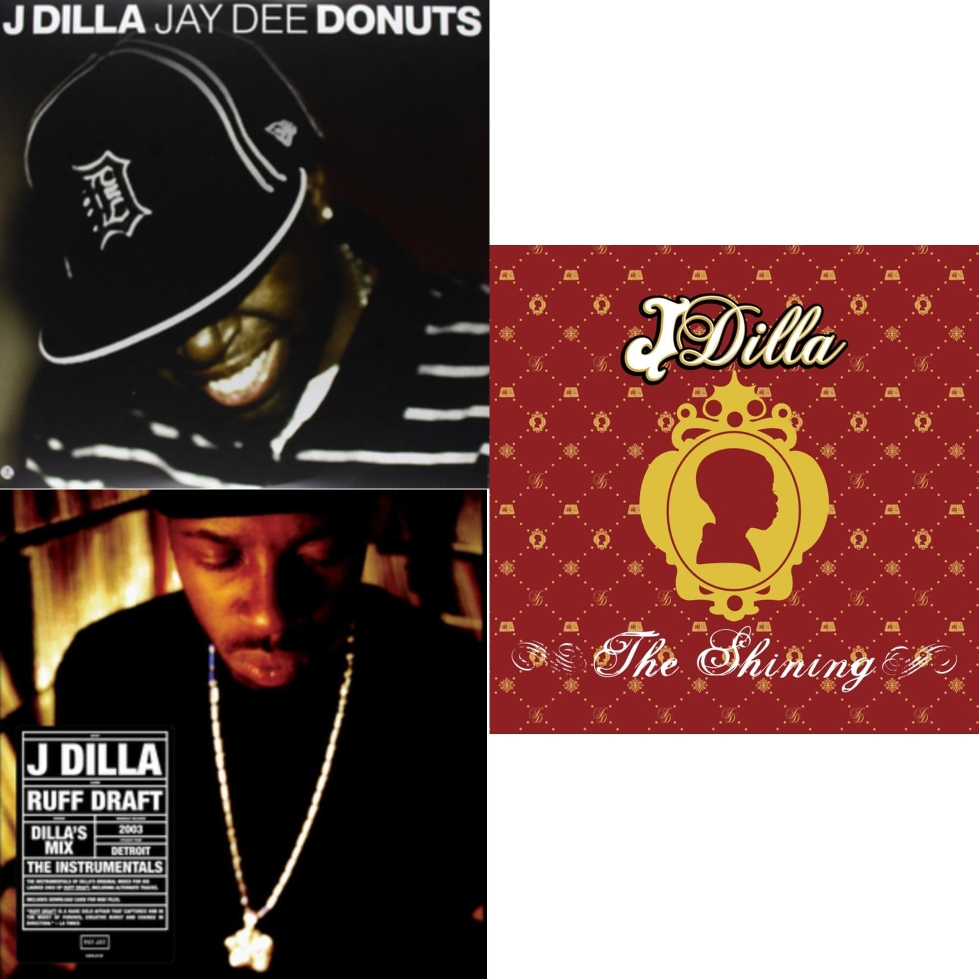 Shining & Donuts (2LP/Smile Cover) & Ruff Draft: Dilla's Mix The Instrumentals