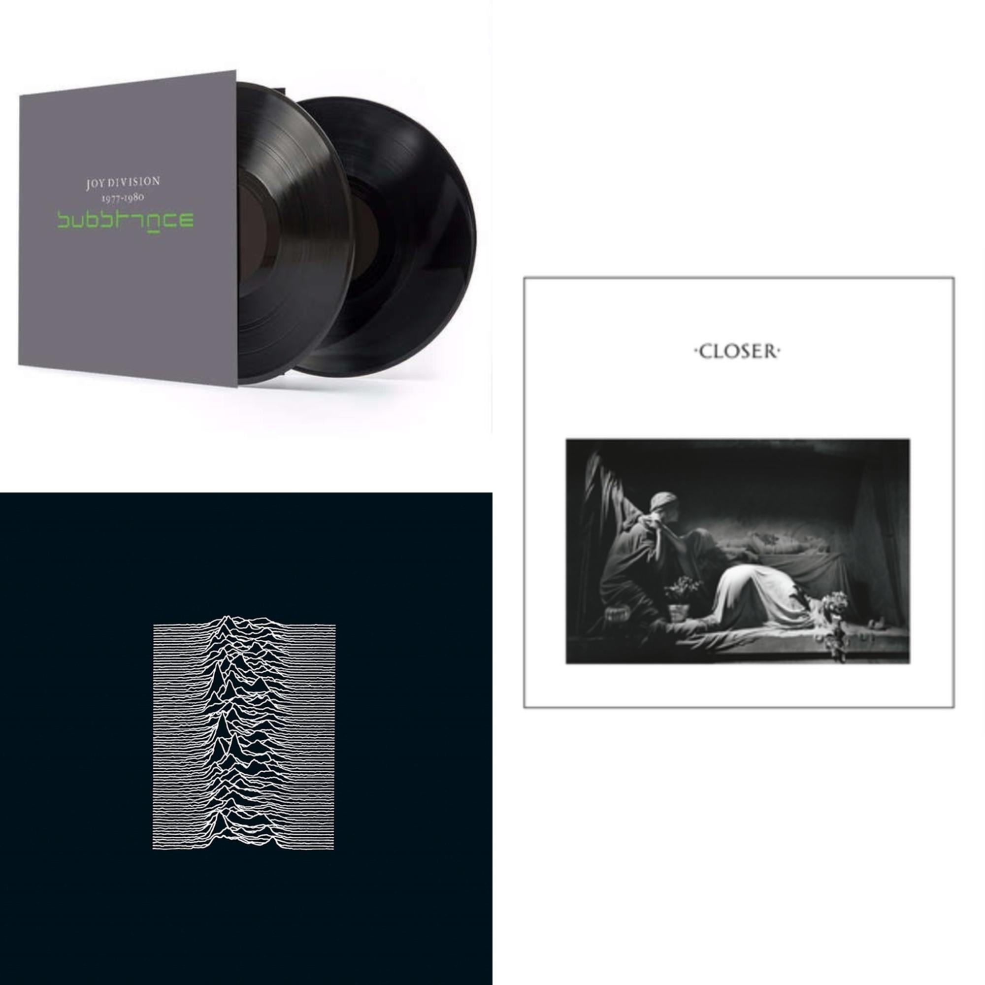Joy Division - Substance (2LP/180G) & Unknown Pleasures & Closer  (180G)