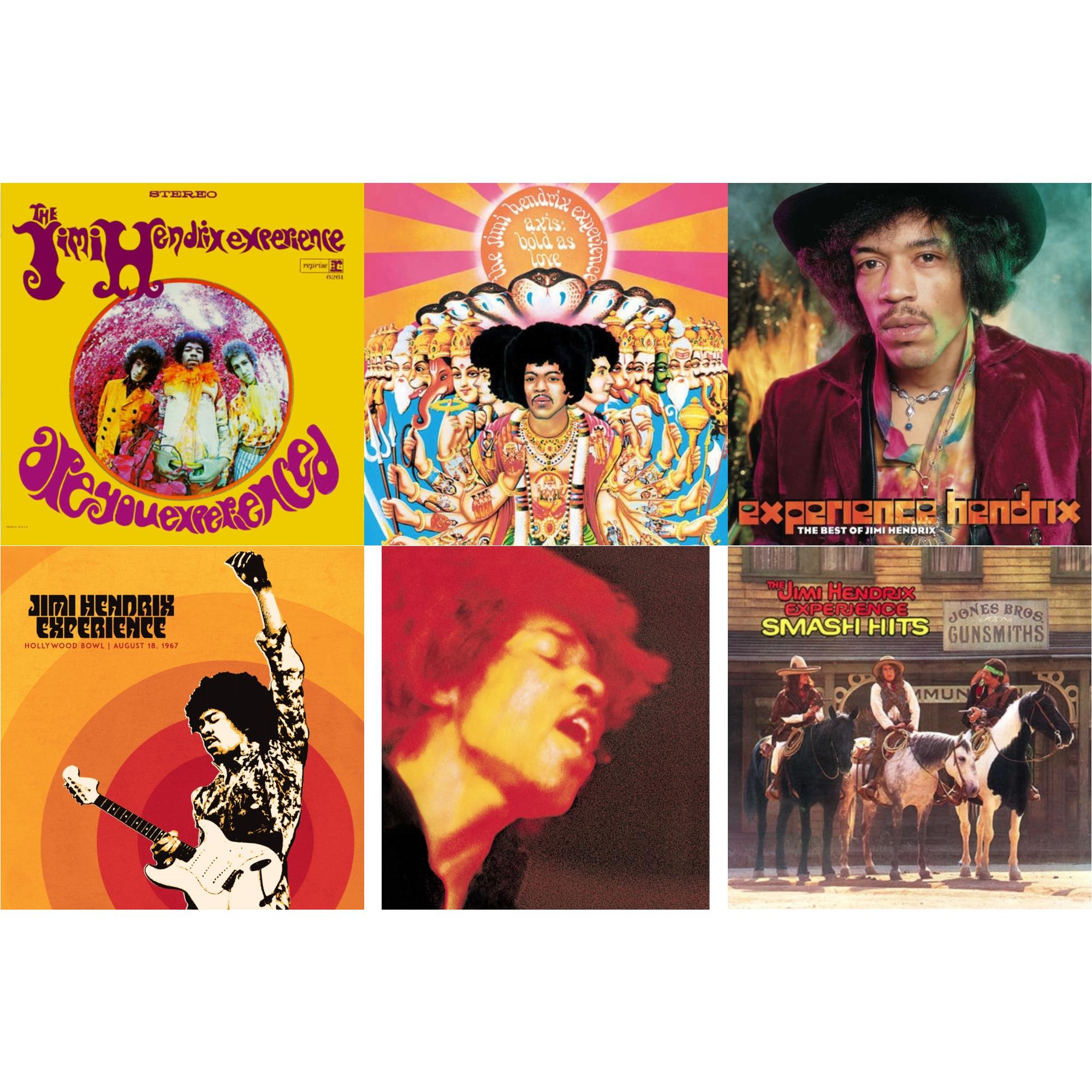 Jimi Experience Hendrix - Jimi Hendrix Experience: Live At The Hollywood Bowl: August 18, 1967 & Electric Ladyland (180G) & Axis: Bold As Love (Mono) (180G) & Are You Experienced (180G) & Smash Hits (150G LP Vinyl/Original Poster Reproduction) &