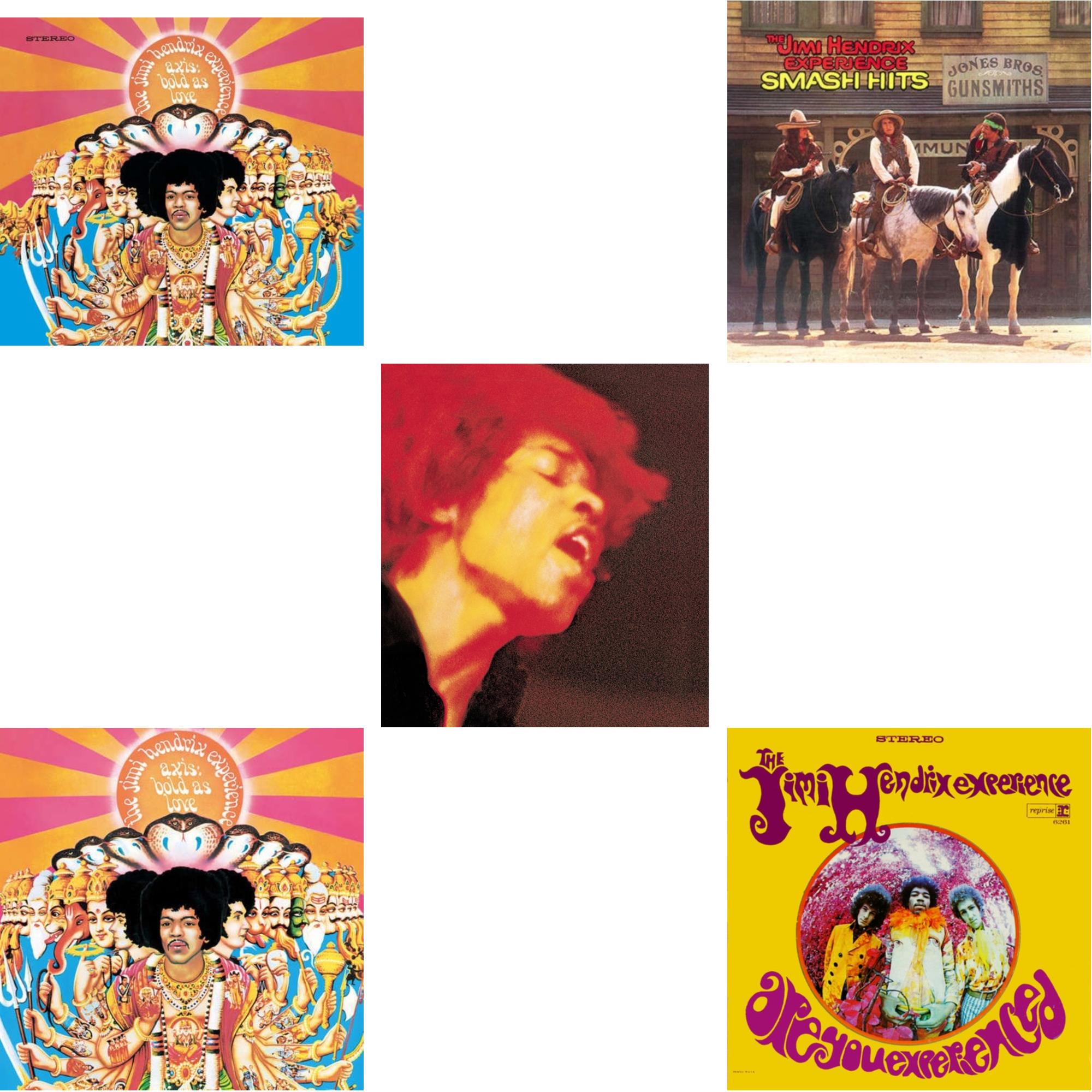 Axis: Bold As Love (180G) & Electric Ladyland (180G) & Axis: Bold As Love (Mono) (180G) & Are You Experienced (180G) & Smash Hits (150G LP Vinyl/Original Poster Reproduction)