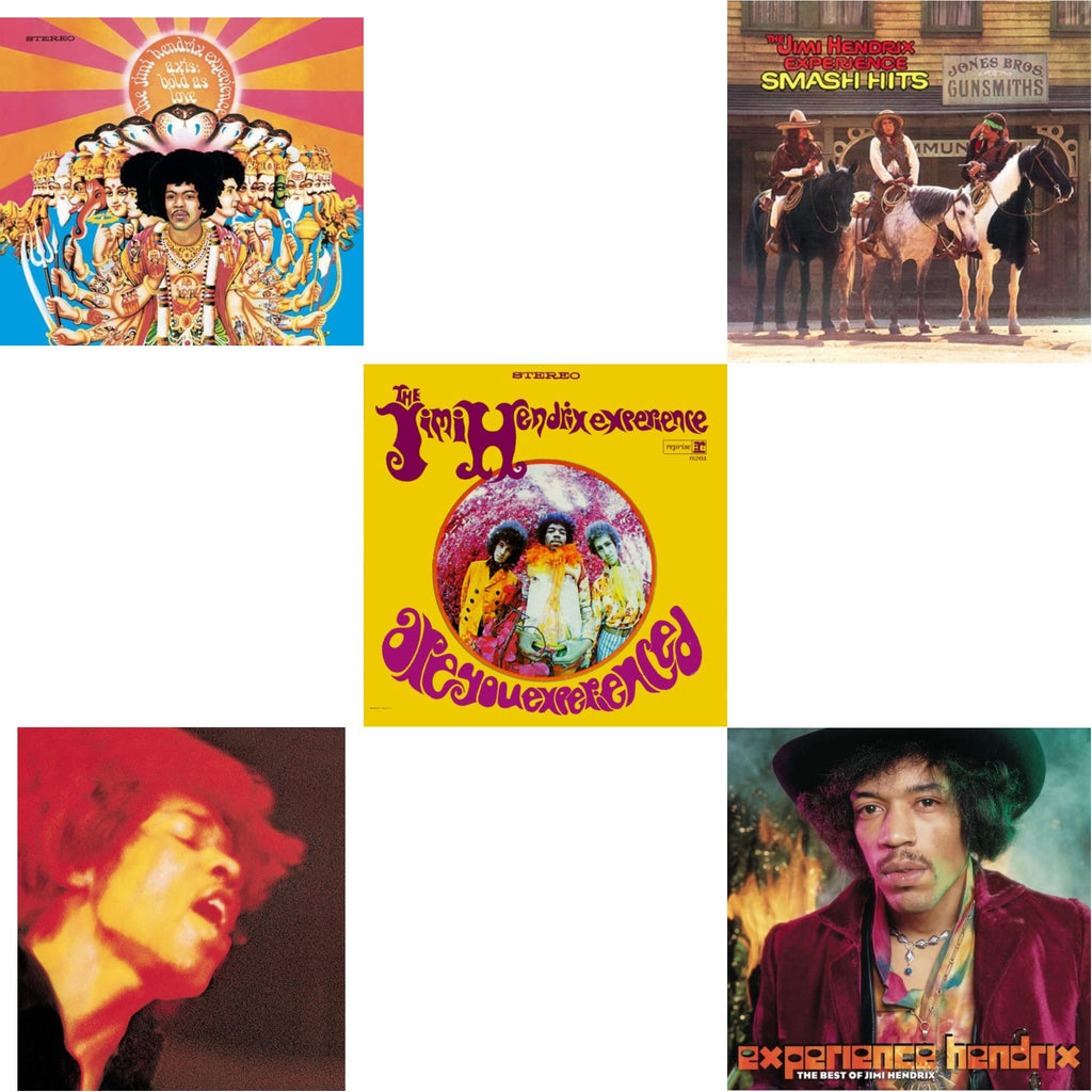 Axis: Bold As Love (180G) & Electric Ladyland (180G) & Are You Experienced (180G) & Smash Hits (150G LP Vinyl/Original Poster Reproduction) & Experience Hendrix: Best Of Jimi Hendrix (2LP/150G)