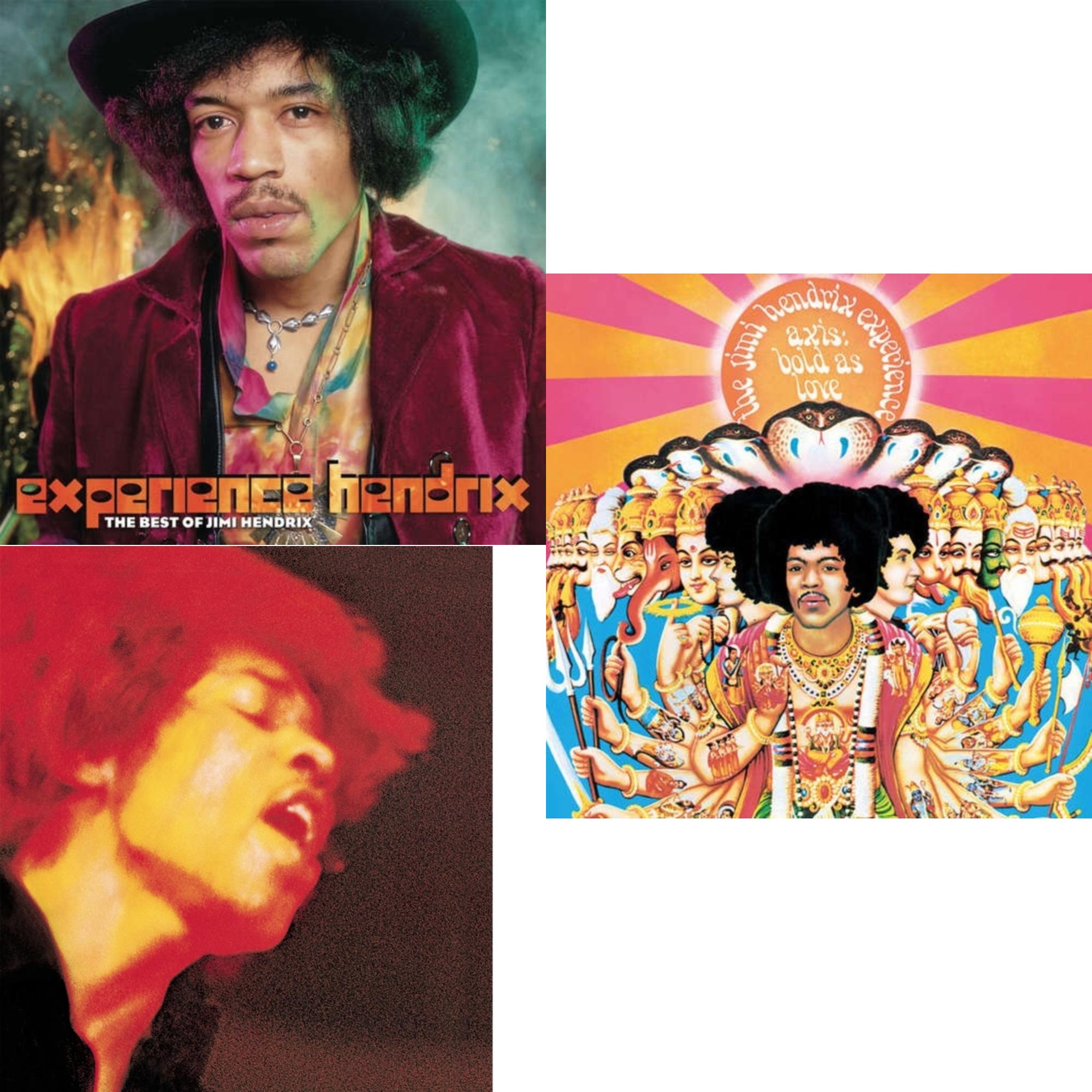 Electric Ladyland (180G) & Axis: Bold As Love (Mono) (180G) & Experience Hendrix: Best Of Jimi Hendrix (2LP/150G)