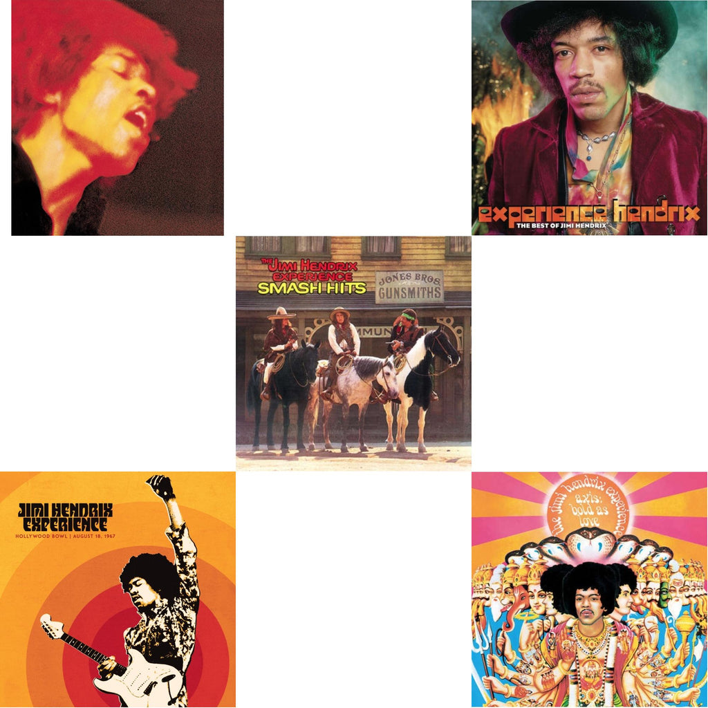 Jimi Hendrix Experience: Live At The Hollywood Bowl: August 18, 1967 & Electric Ladyland (180G) & Axis: Bold As Love (Mono) (180G) & Smash Hits (150G LP Vinyl/Original Poster Reproduction) & Experience Hendrix: Best Of Jimi Hendrix (2LP/150G)