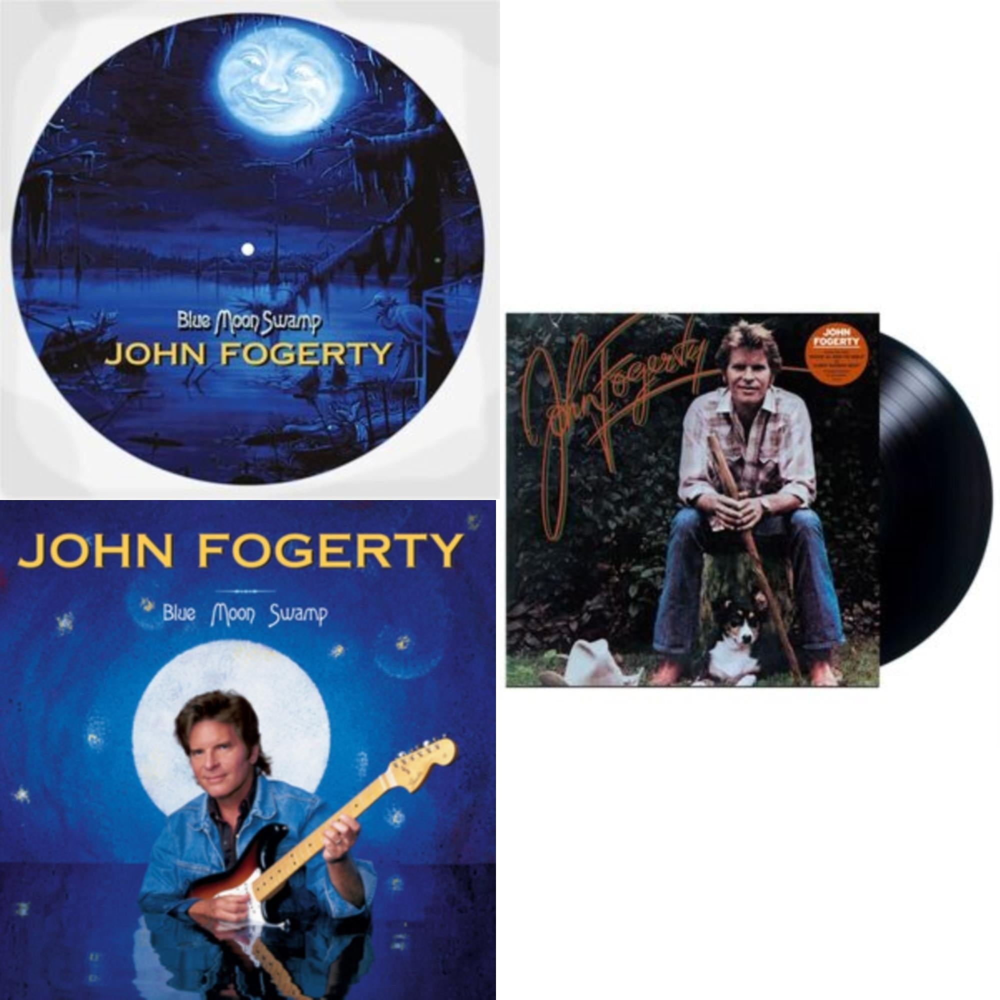 John Fogerty - Blue Moon Swamp (25Th Anniversary) & Blue Moon Swamp & John Fogerty - LP Vinyl Bundle