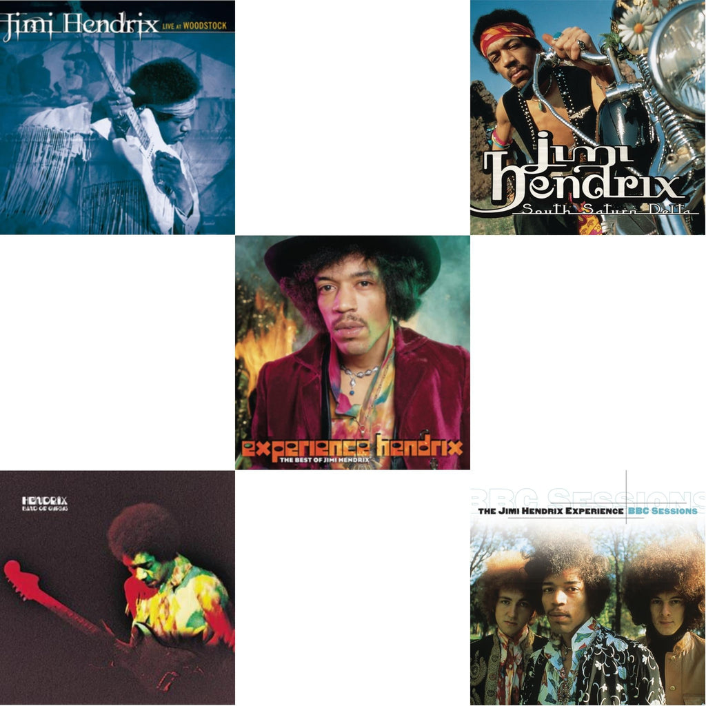 Live At Woodstock & Band Of Gypsys & Experience Hendrix: Best Of Jimi Hendrix & South Saturn Delta & Bbc Sessions