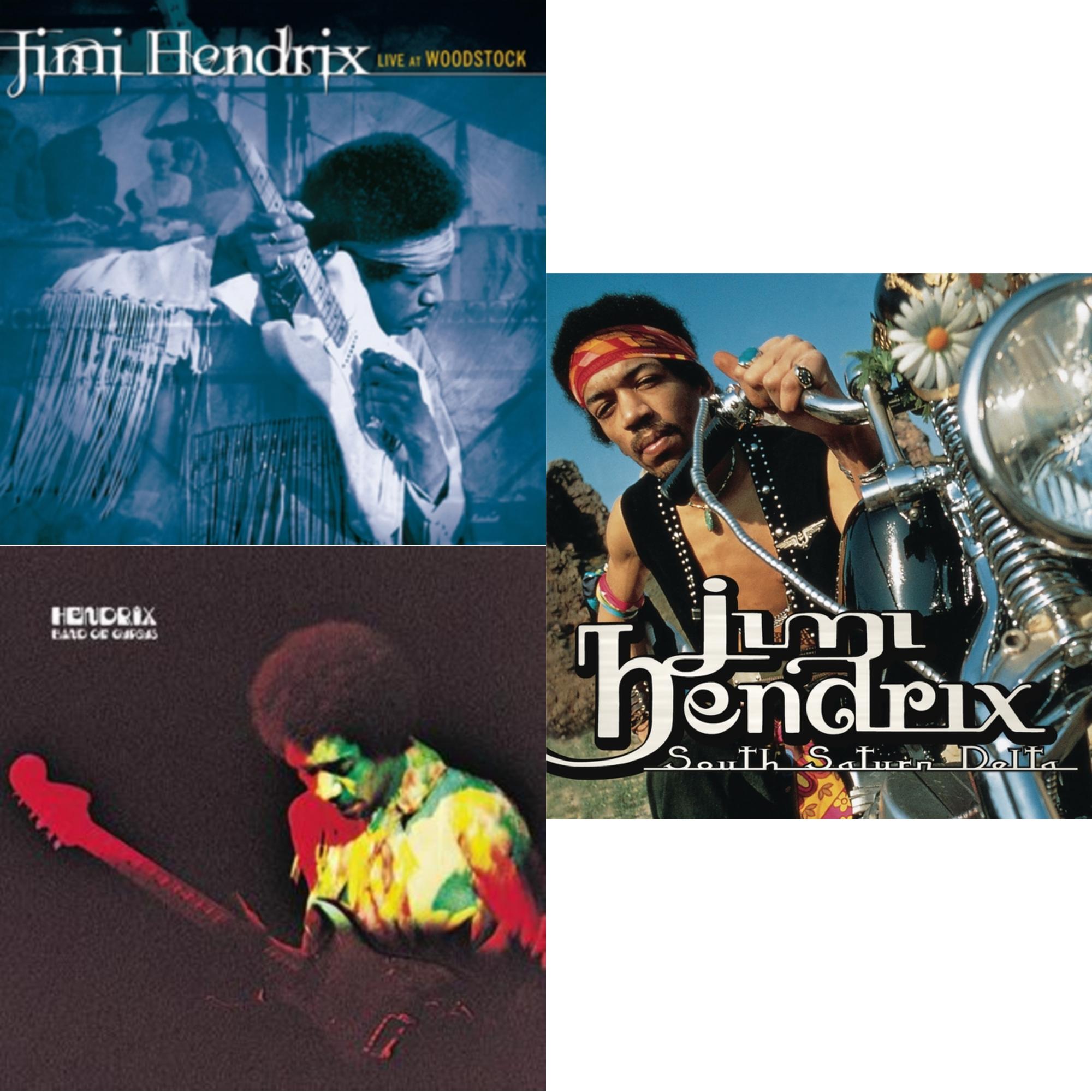 Live At Woodstock & Band Of Gypsys & South Saturn Delta