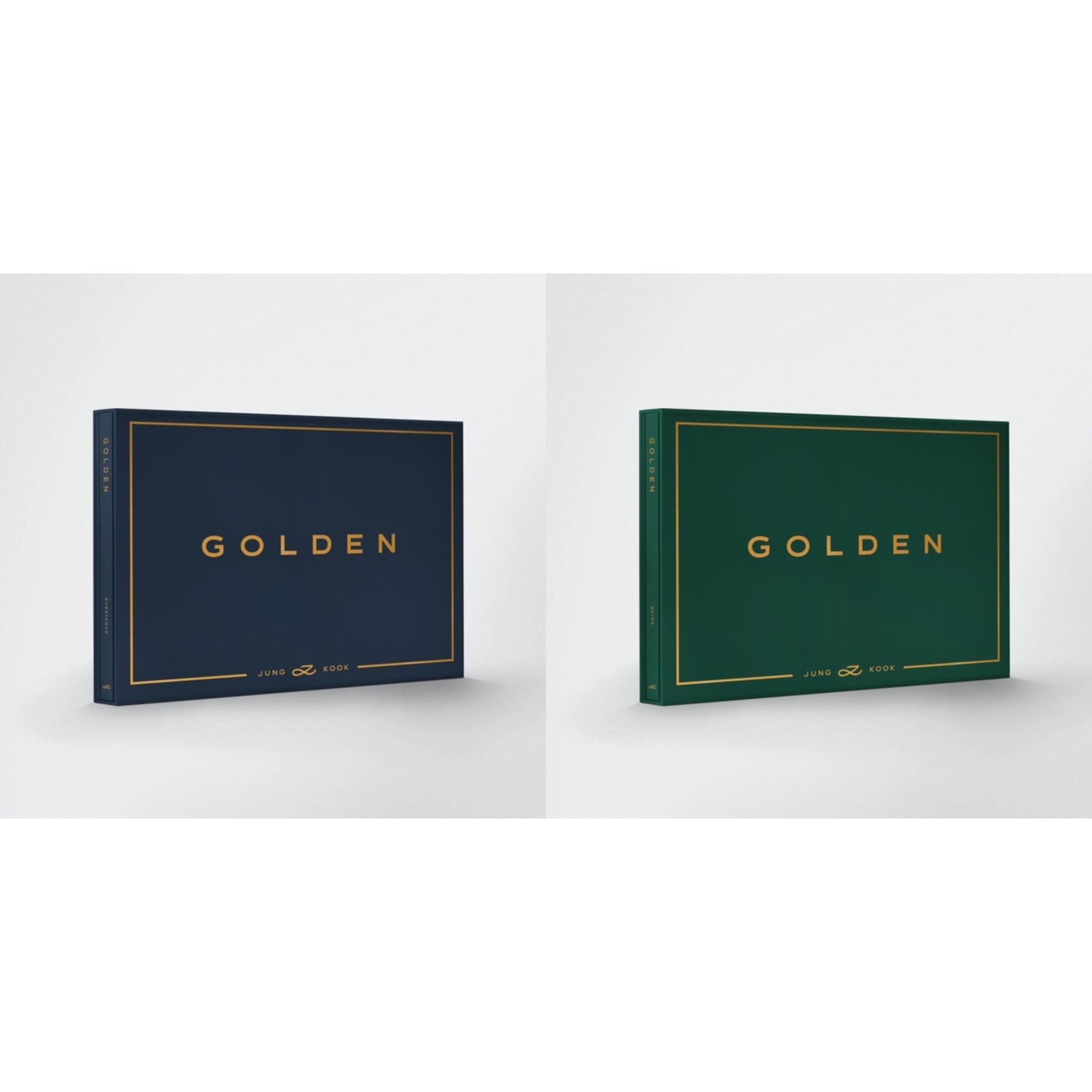 Jung Kook Bts - Golden (Solid) & Golden (Shine) - CD Bundle