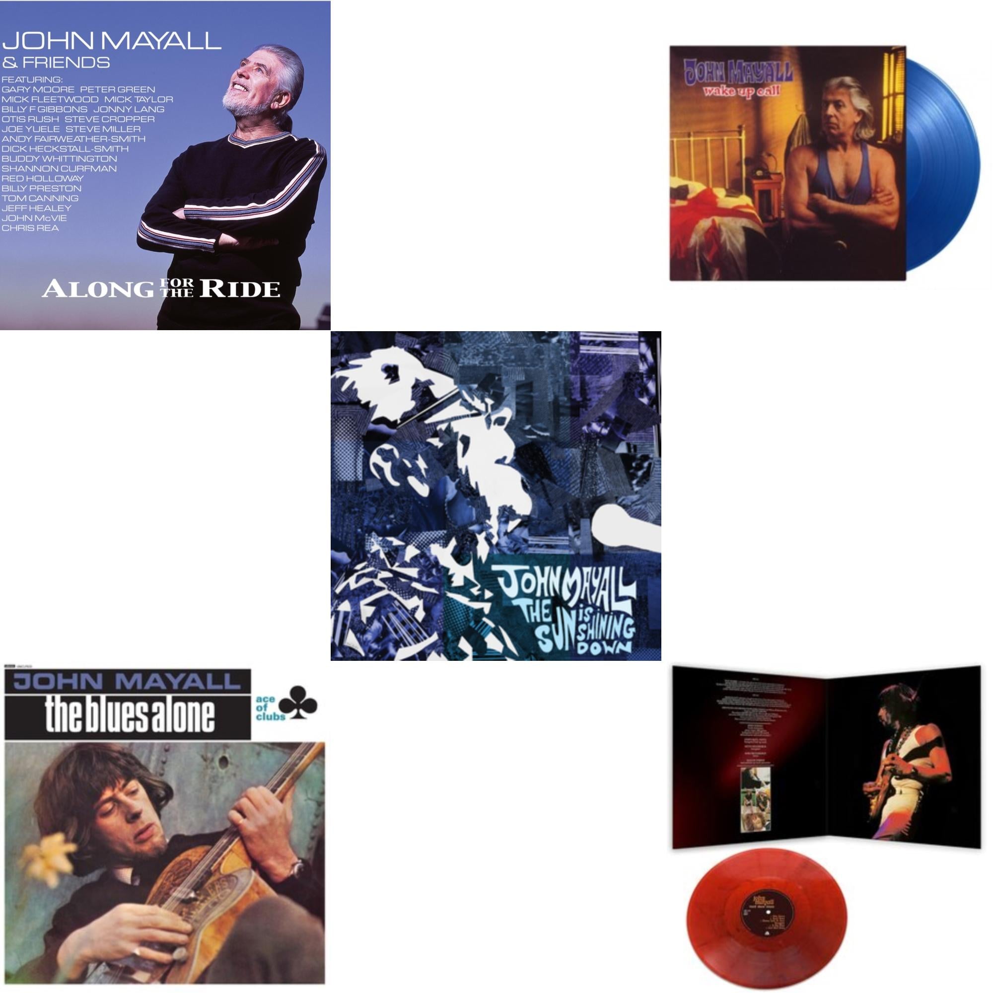 Along For The Ride (Limited/2LP/CD) & Blues Alone & Sun Is Shining Down & Wake Up Call (180G/Translcuent Blue LP Vinyl) & Road Show Blues (Red Marble LP Vinyl)