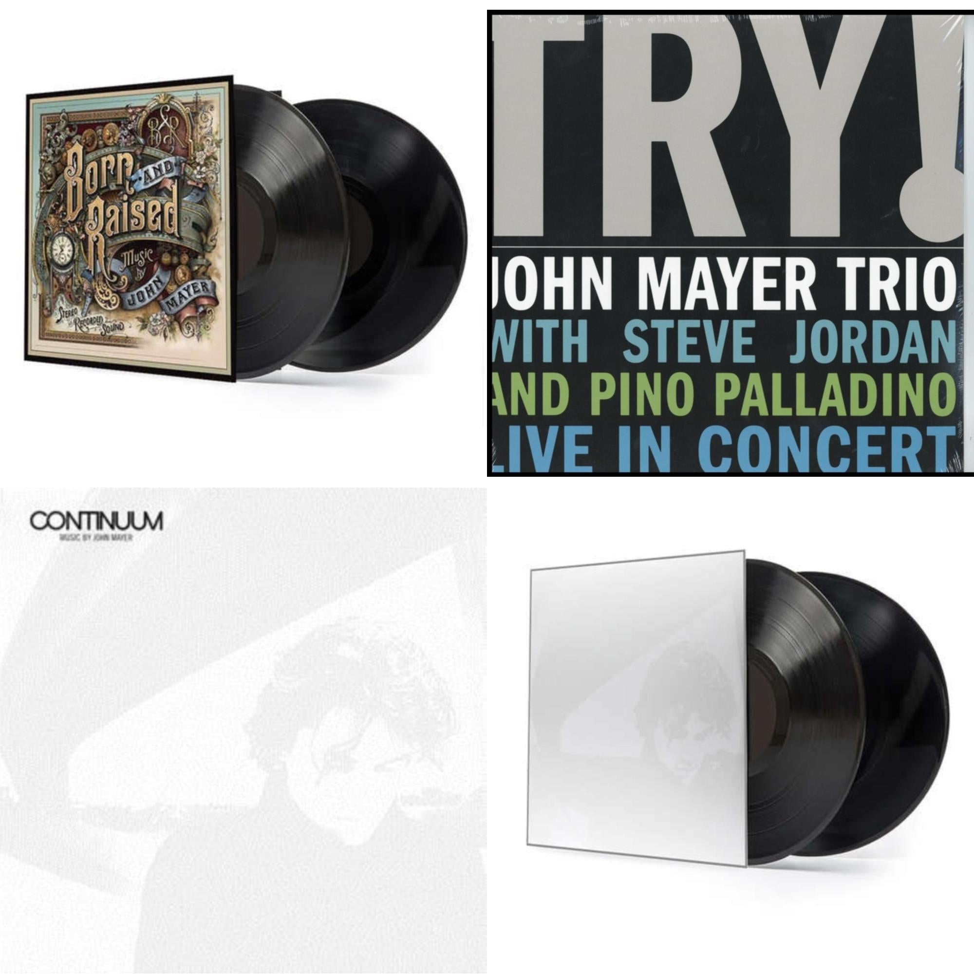 Try: Live In Concert & Born & Raised (2LP/CD/180G/Gatefold) & Continuum (2LP/180G/Revised Standard Package) & Continuum (180G)