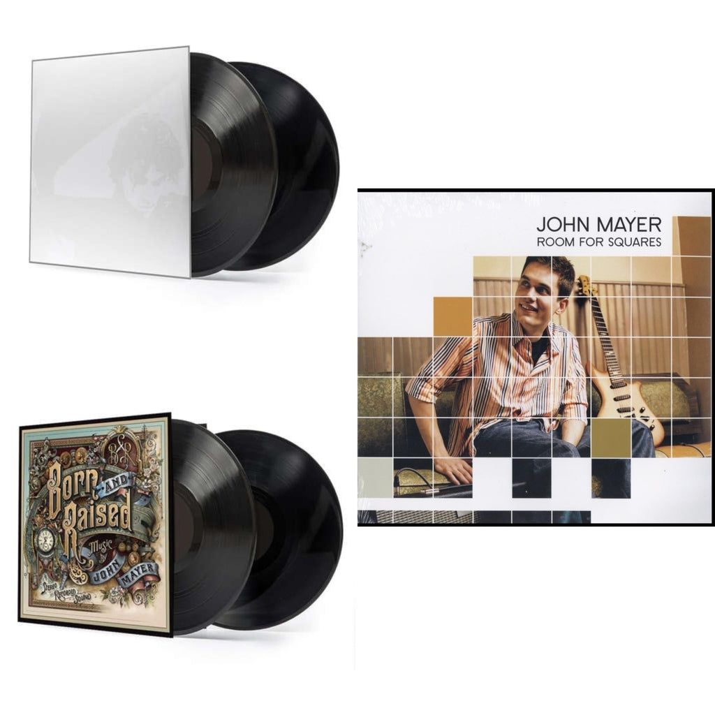 John Mayer - Room For Squares & Born & Raised (2LP/CD/180G/Gatefold) & Continuum (2LP/180G/Revised Standard Package)
