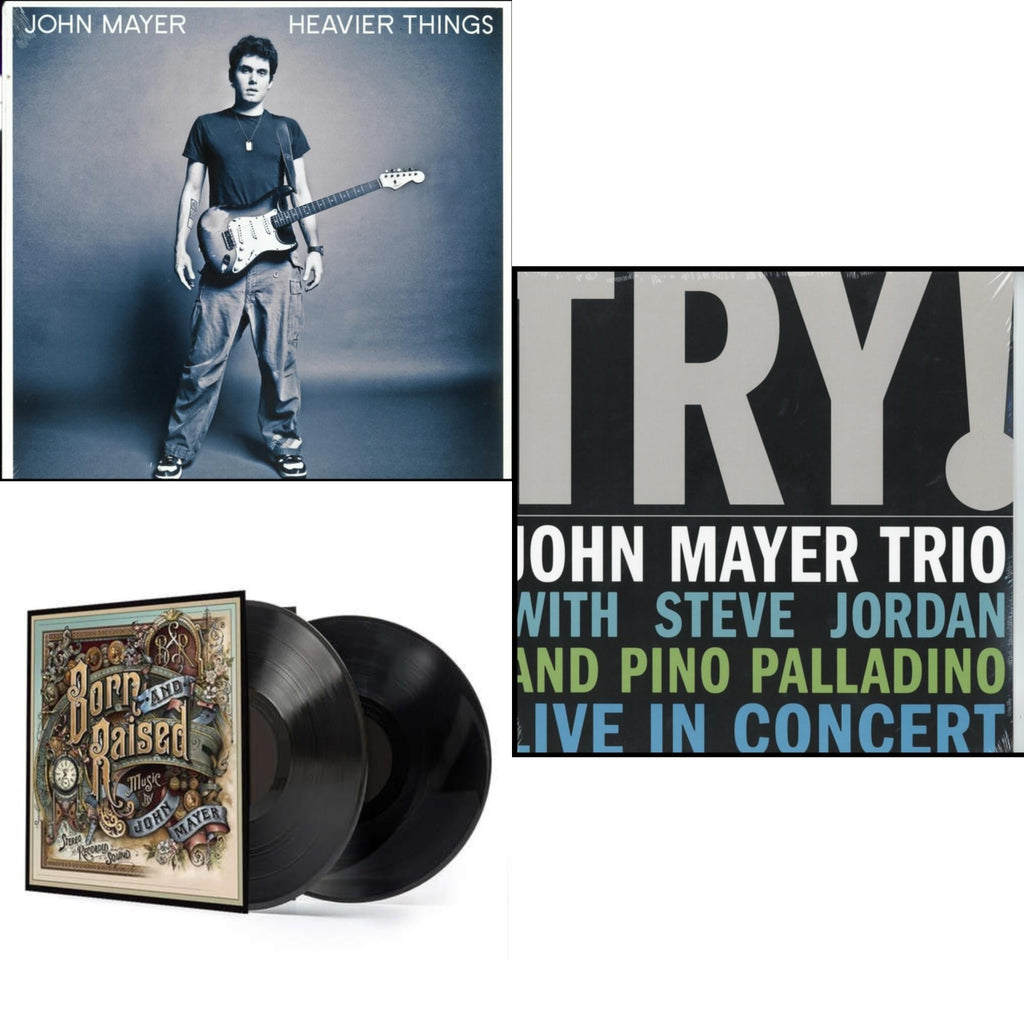 Try: Live In Concert & Born & Raised (2LP/CD/180G/Gatefold) & Heavier Things (180G)