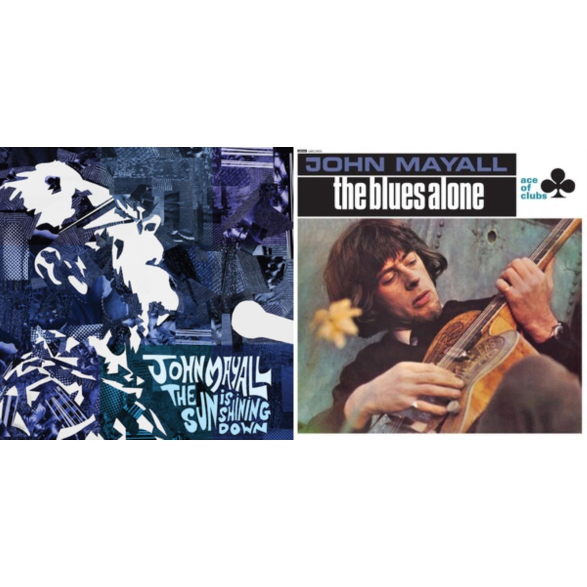 John Mayall - Blues Alone & Sun Is Shining Down - LP Vinyl Bundle