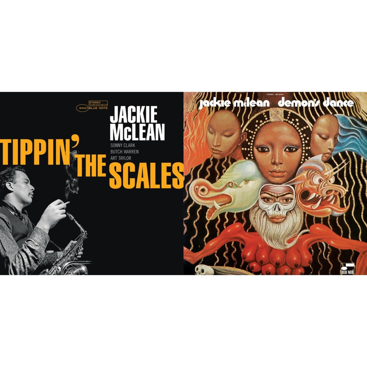 Jackie Mclean - Tippin' The Scales (Blue Note Tone Poet Series) & Demon's Dance (Blue Note Tone Poet Series) - LP Vinyl Bundle