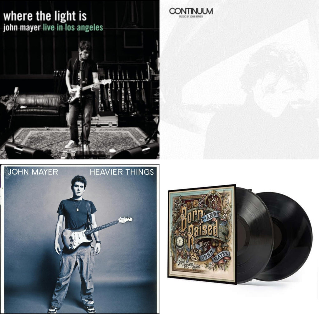 Where The Light Is (4LP) & Born & Raised (2LP/CD/180G/Gatefold) & Continuum (180G) & Heavier Things (180G)
