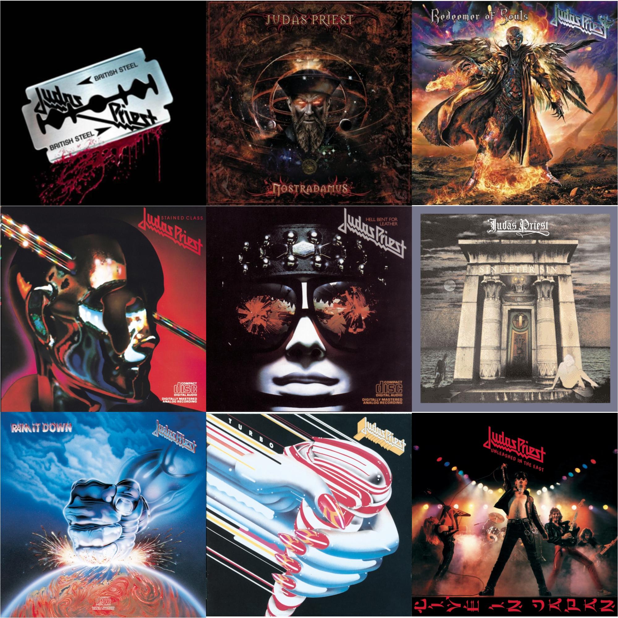 Nostradamus & British Steel (30Th Anniversary Legacy Edition) & Ram It Down & Stained Class & Turbo & Hell Bent For Leather & Sin After Sin & Unleashed In The East & Redeemer Of Souls