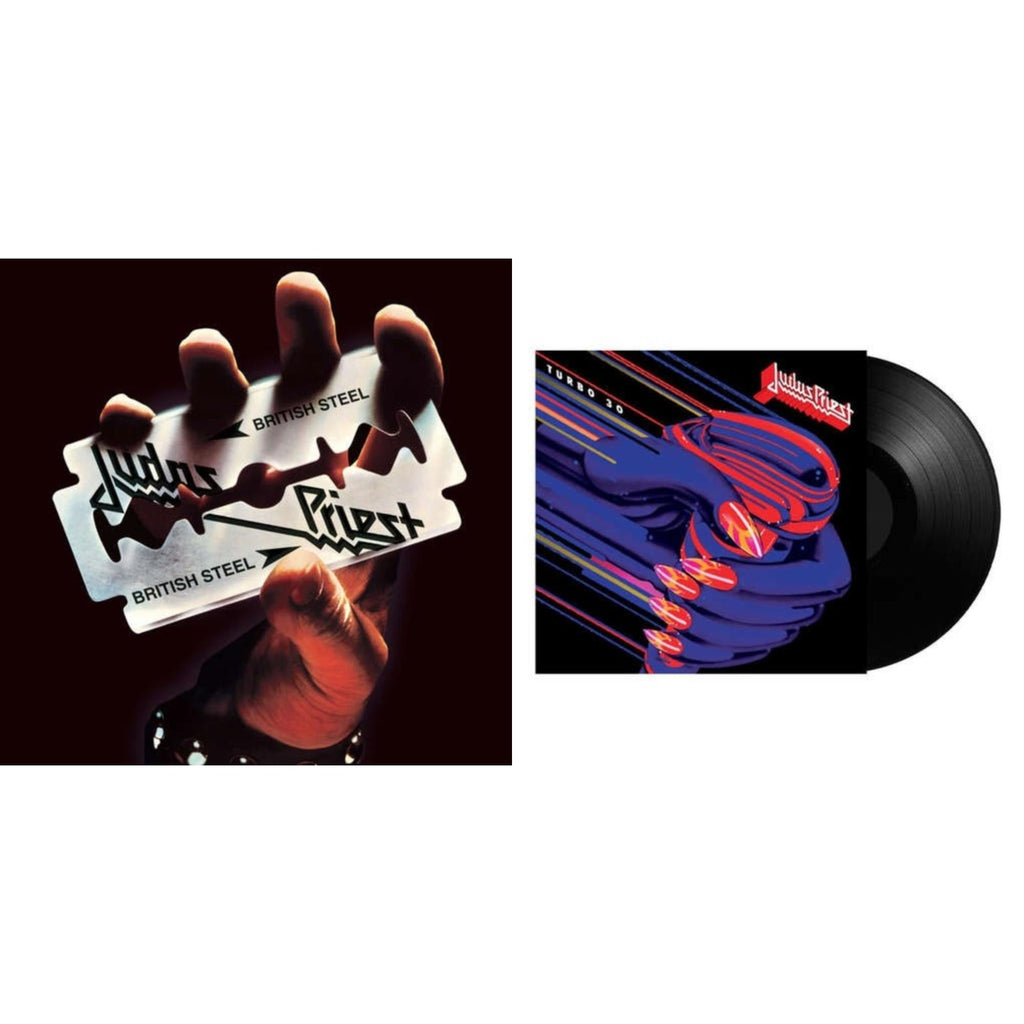 Judas Priest - British Steel (180G)(Dl Code) & Turbo 30 (150G) - LP Vinyl Bundle
