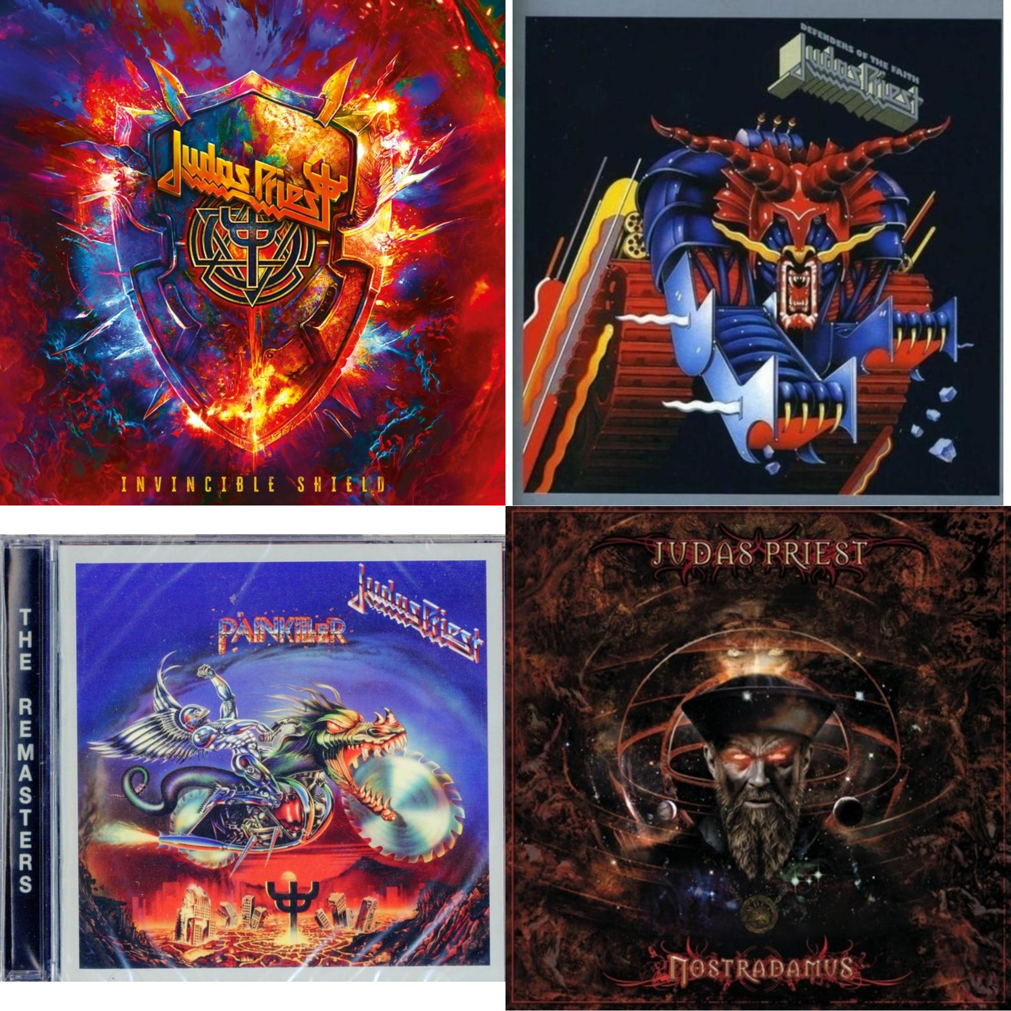 Invincible Shield & Defenders Of The Faith & Painkiller & Nostradamus