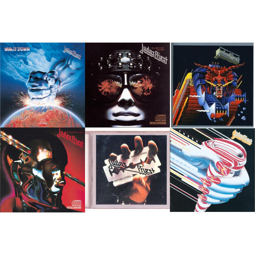 Defenders Of The Faith & British Steel & Ram It Down & Stained Class & Turbo & Hell Bent For Leather