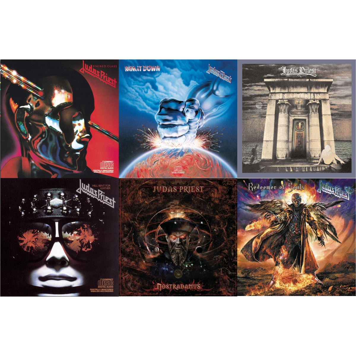 Nostradamus & Ram It Down & Stained Class & Hell Bent For Leather & Sin After Sin & Redeemer Of Souls