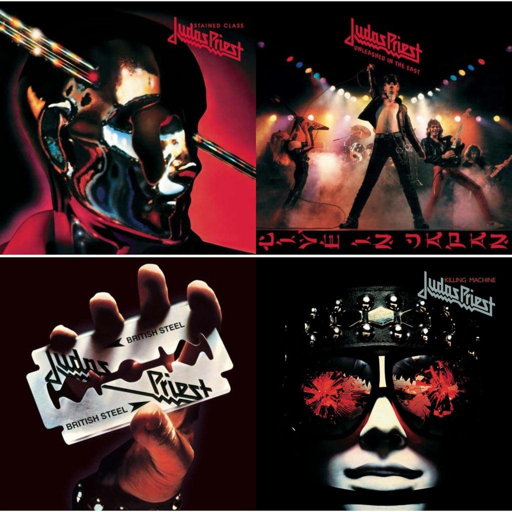 Stained Class (180G/Dl Card) & Unleashed In The East: Live In Japan (180G/Dl Card) & Killing Machine (180G/Dl Card) & British Steel (180G)(Dl Code)