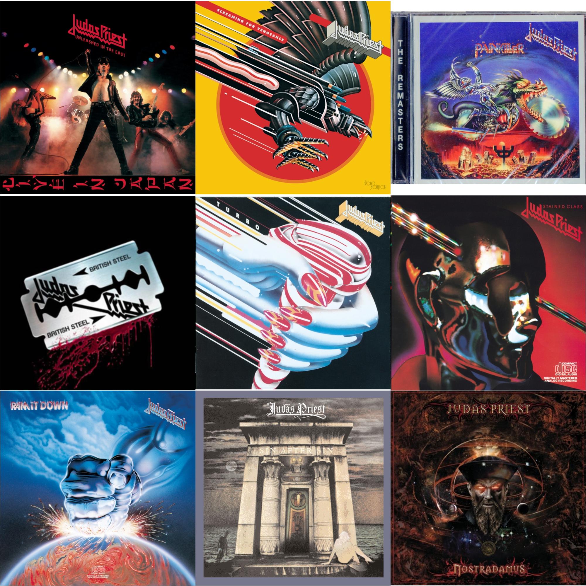 Painkiller & Nostradamus & British Steel (30Th Anniversary Legacy Edition) & Ram It Down & Stained Class & Turbo & Screaming For Vengeance & Sin After Sin & Unleashed In The East