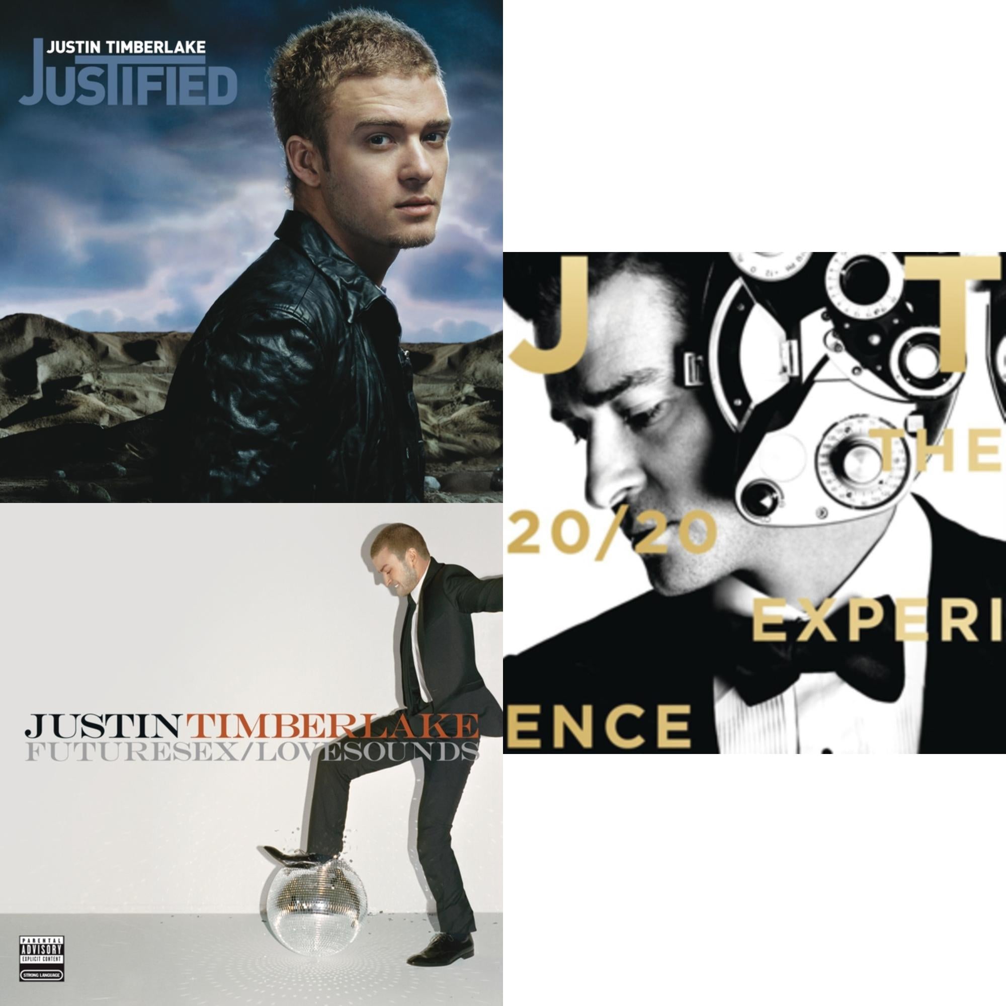 Justified & Futuresex / Lovesounds (Pa/2LP/Gatefold) & 20/20 Experience (2LP/Gatefold)
