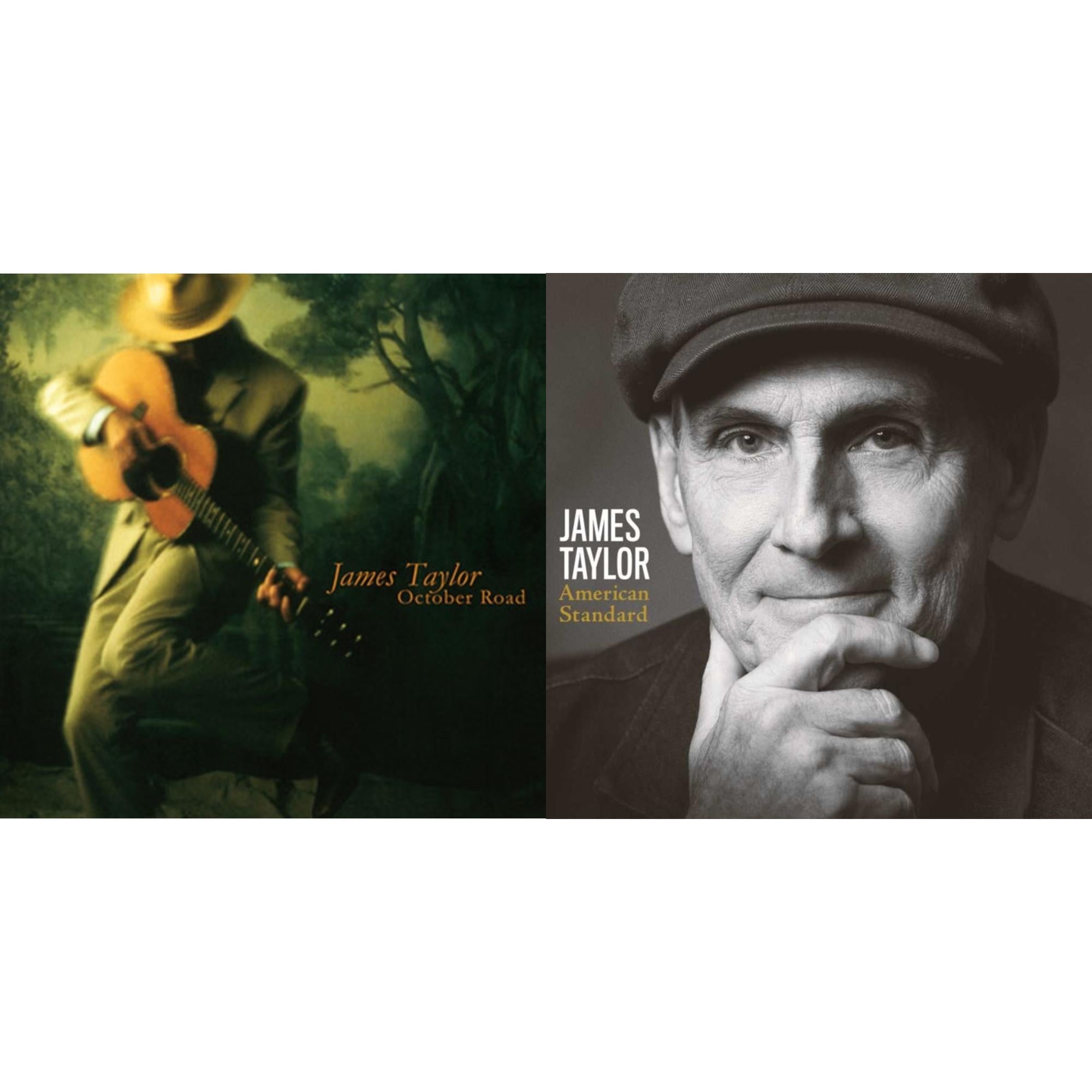 James Taylor - October Road (180G/Gold & Black Marbled LP Vinyl) & American Standard (2LP)